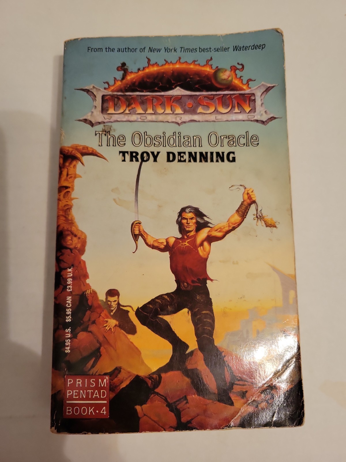 Dungeons And Dragons Dark Sun Prism Pentad Paperback Complete Book Lot 1-5