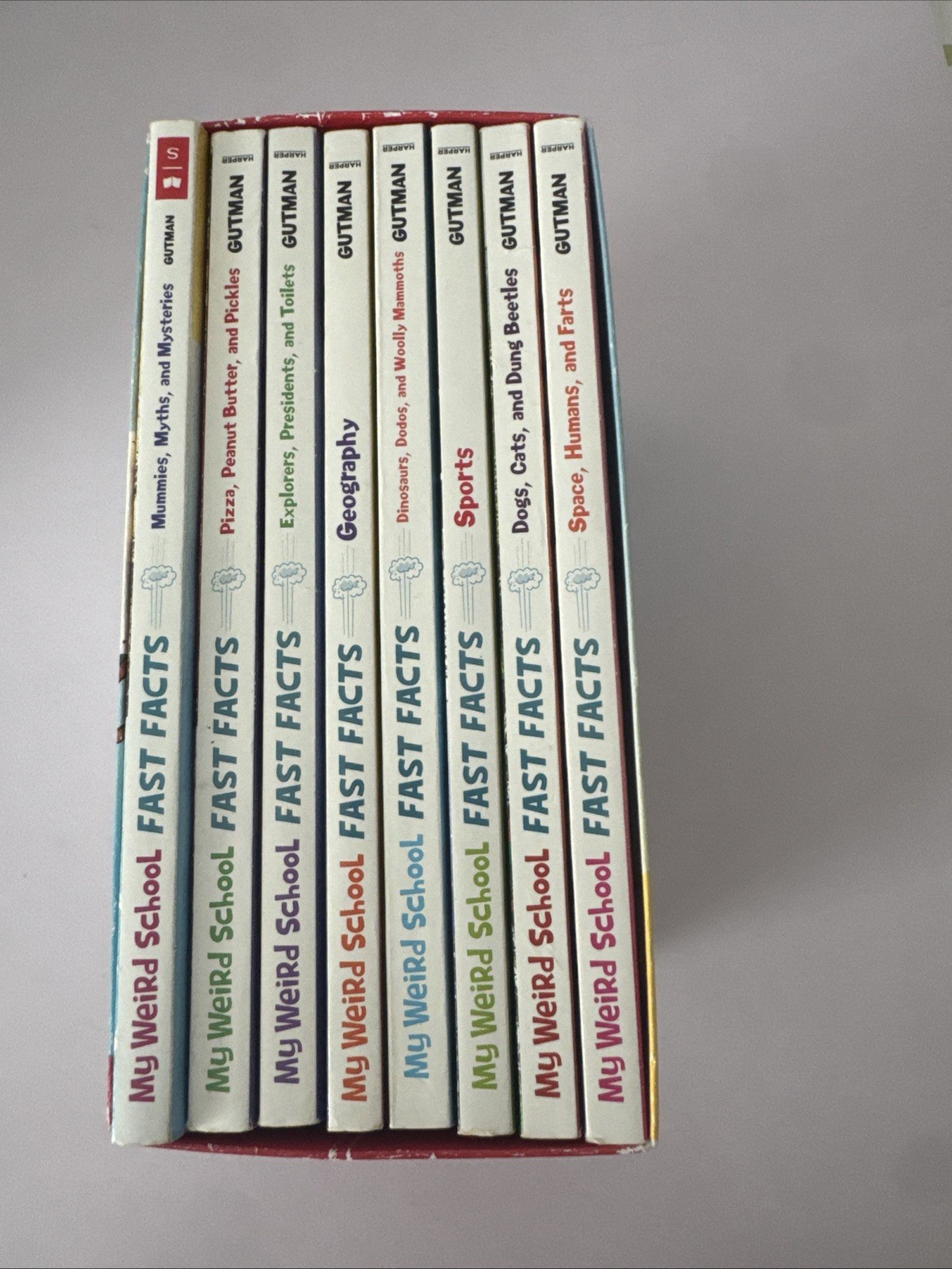 My Weird School Fast Facts By Dan Gutman: 8 Books Box Set – Ages 6-10 – PB