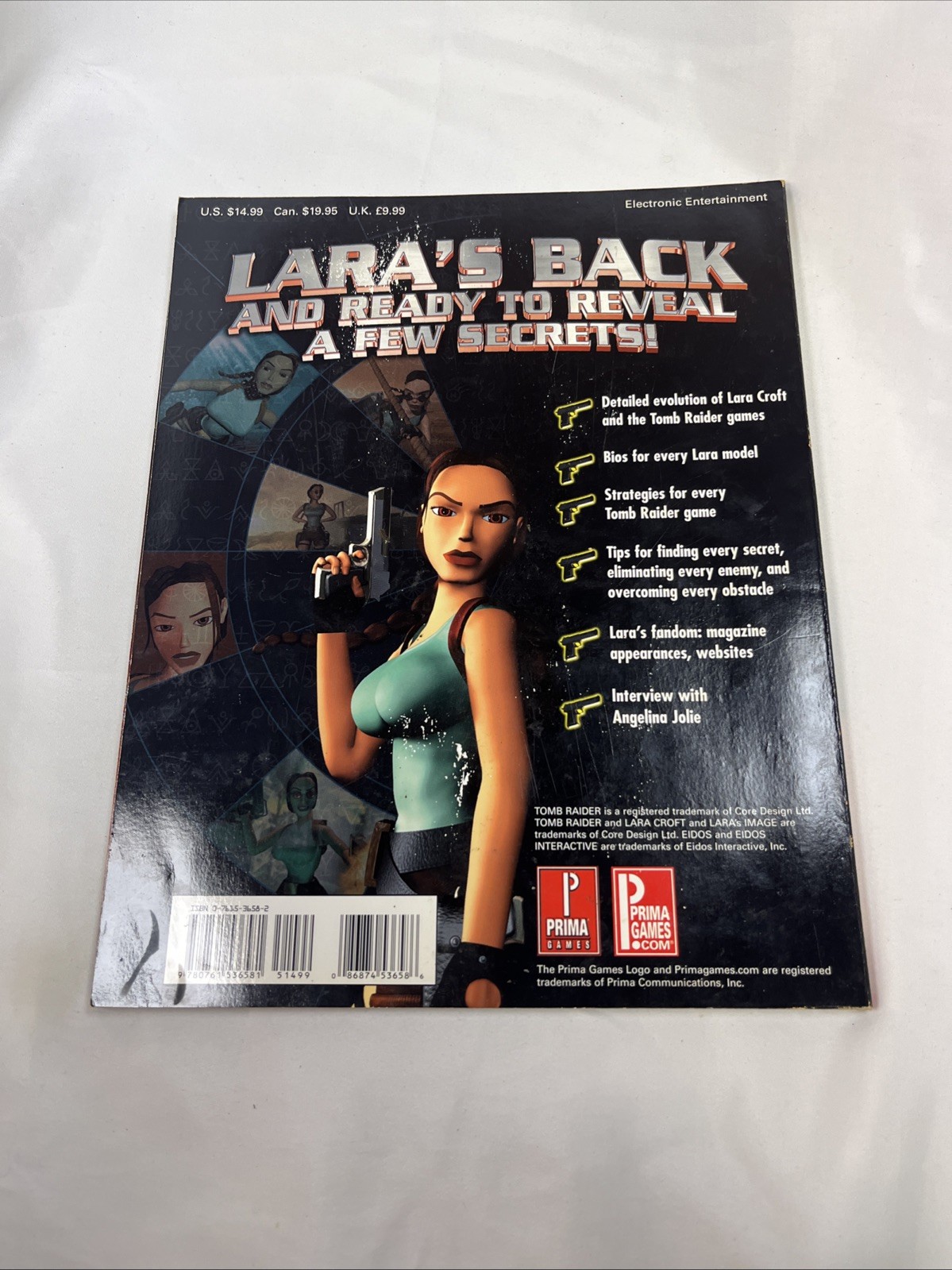 TOMB RAIDER: THE BOOK: PRIMA’S OFFICIAL STRATEGY GUIDE By Keith Kolmos