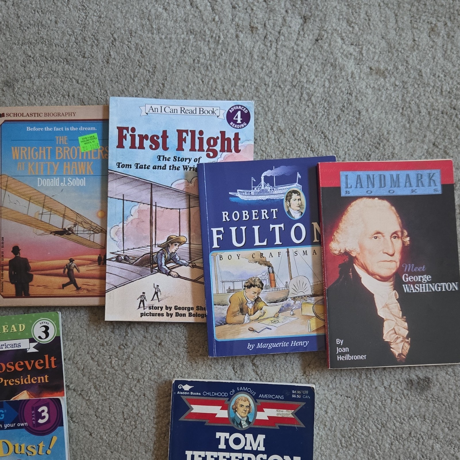 Scholastic Illustrated Nonfiction Kids Biographies PB Lot of 9 Ages 4-12