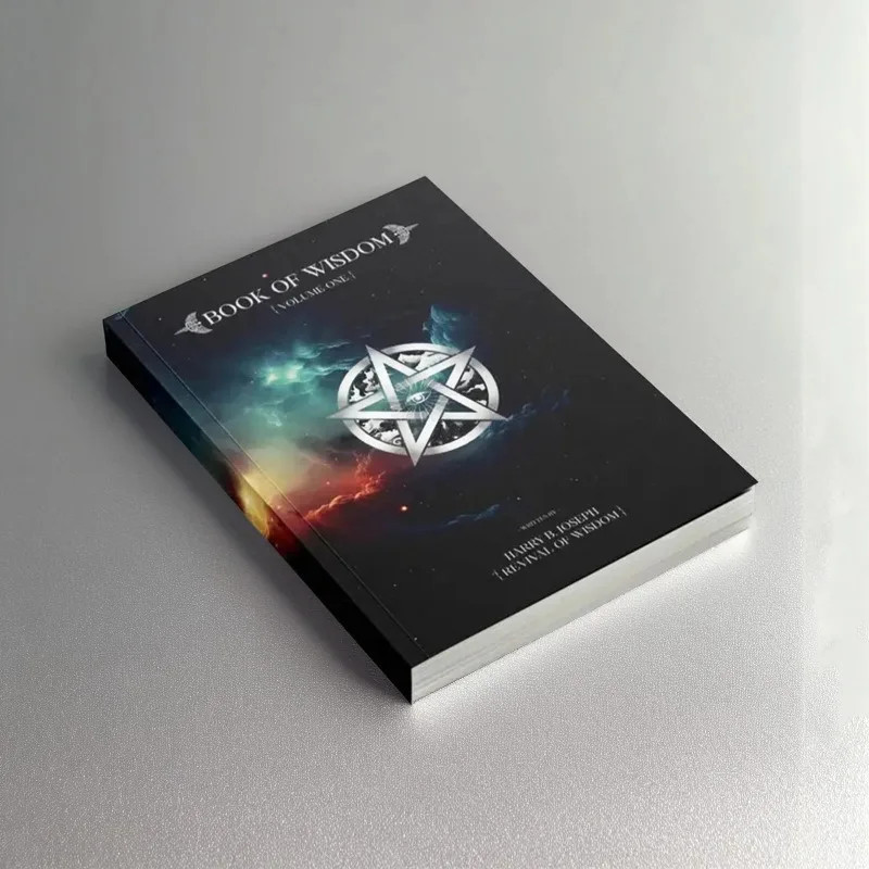 Book of Wisdom with Colorful Pages Philosophical Life Guidance Notebook for Self