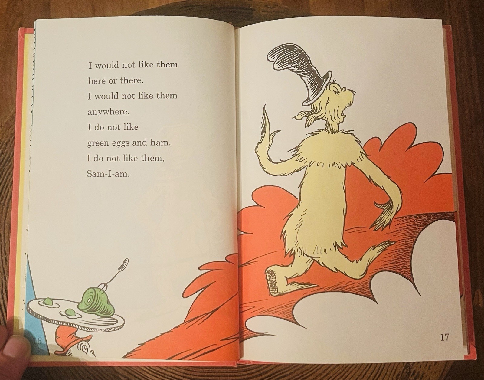 Original/ Vintage Dr. Seuss Green Eggs and Ham Beginner Books Hardcover CopyN789