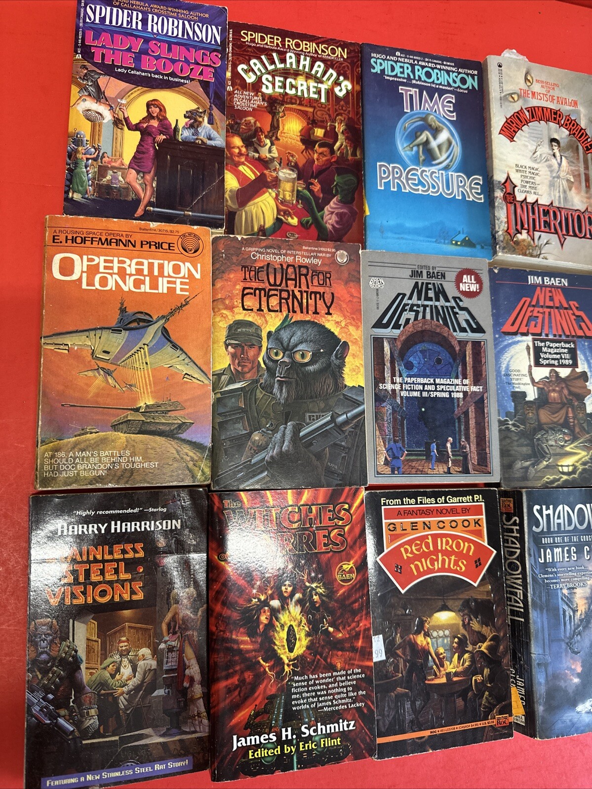 SCIENCE FICTION FANTASY LOT OF 15 PAPERBACK BOOKS SCI FI MULTIPLE AUTHORS