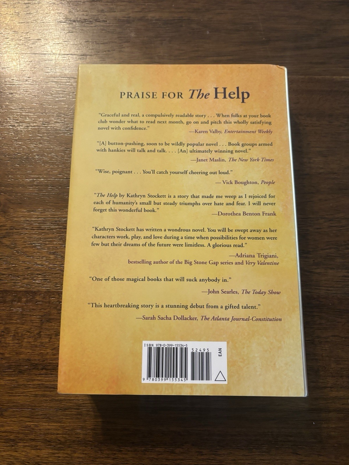 SIGNED The Help By Kathryn Stockett 1st Edition Later Printing 2009 HCDJ