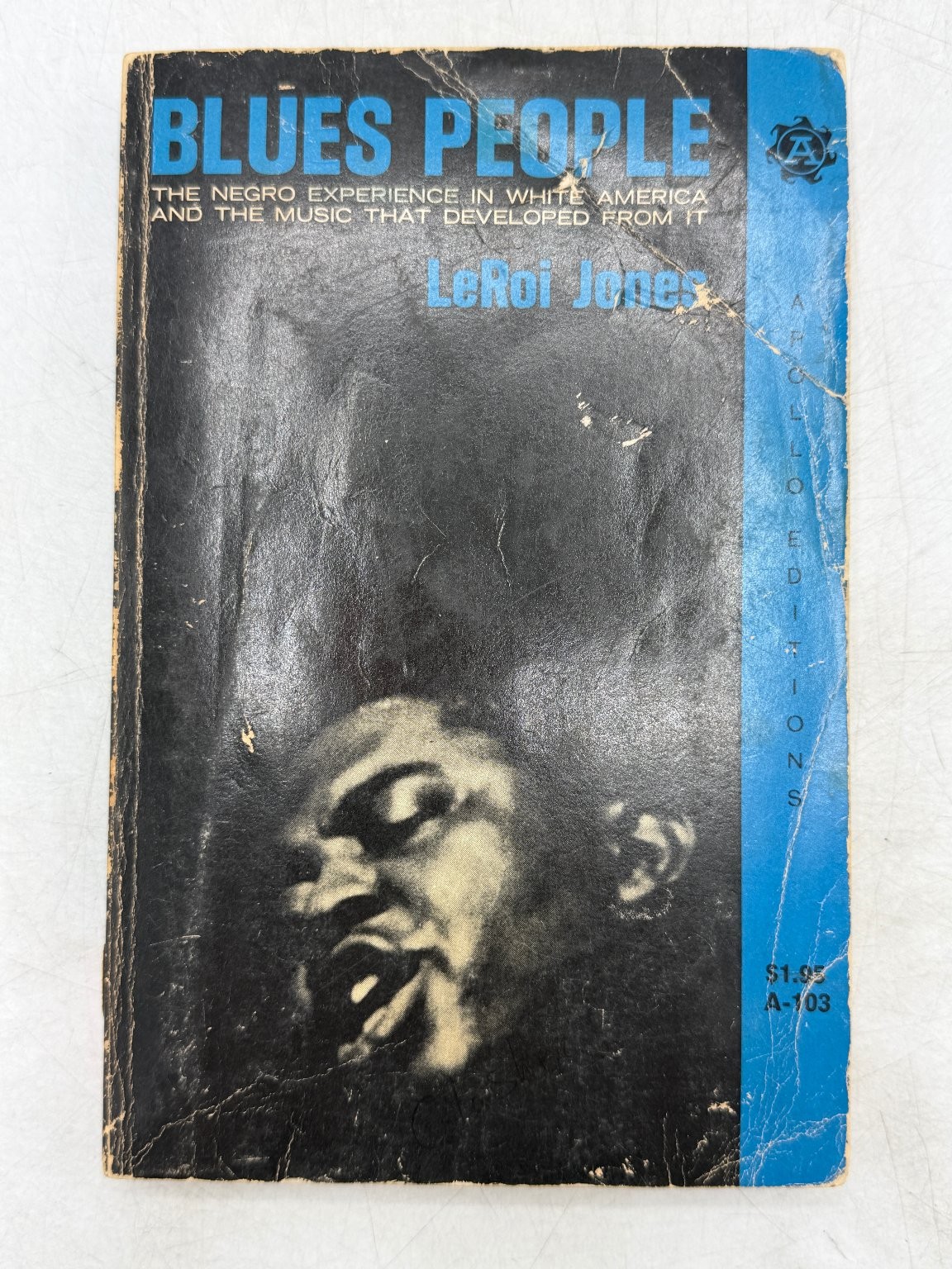 Blues People LeRoi Jones 1970 9th Printing African American Music History Apollo