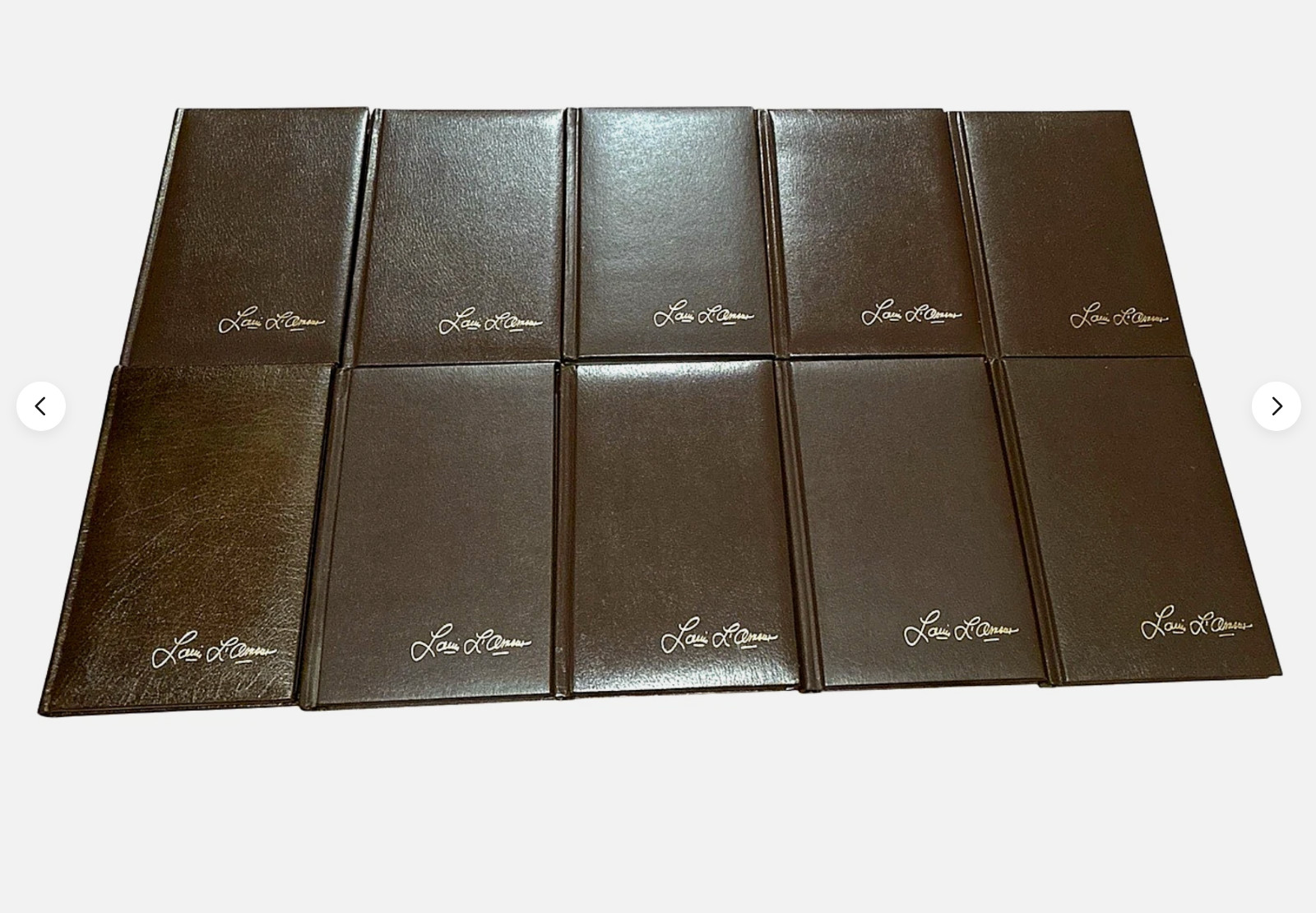 Louis L’Amour Leatherette Western Books Choose Your Title Drop Down Menu