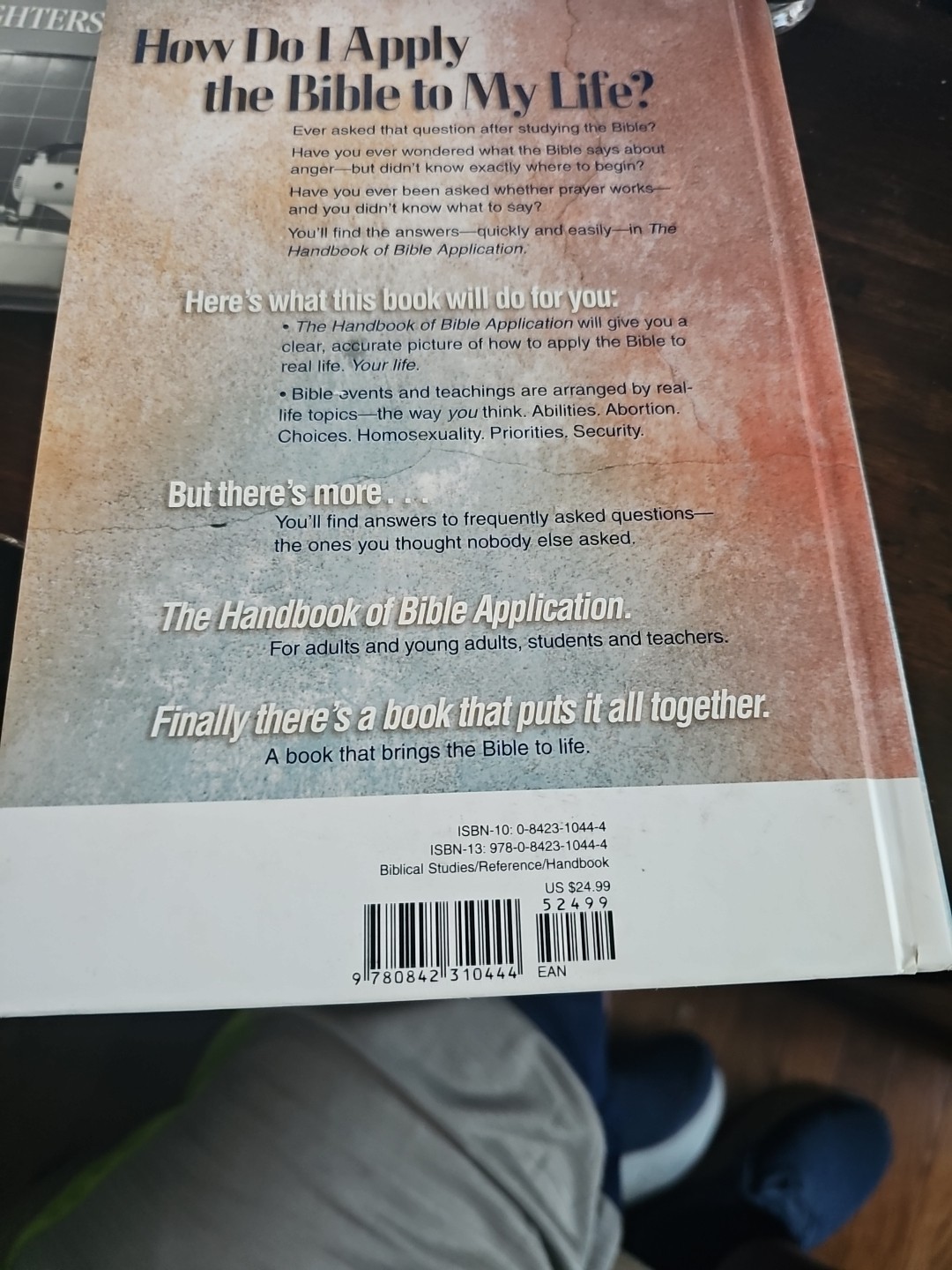 Handbook of Bible Application by Neil S. Wilson (1992, Hardcover)