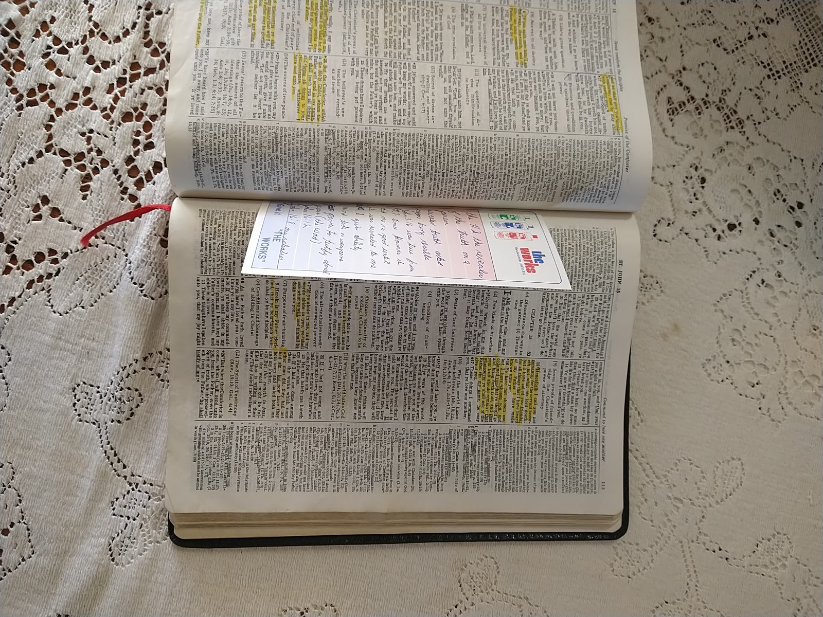 Genuine Leather Dakes Annotated Reference Bible Old New Testament KJV Black 1961