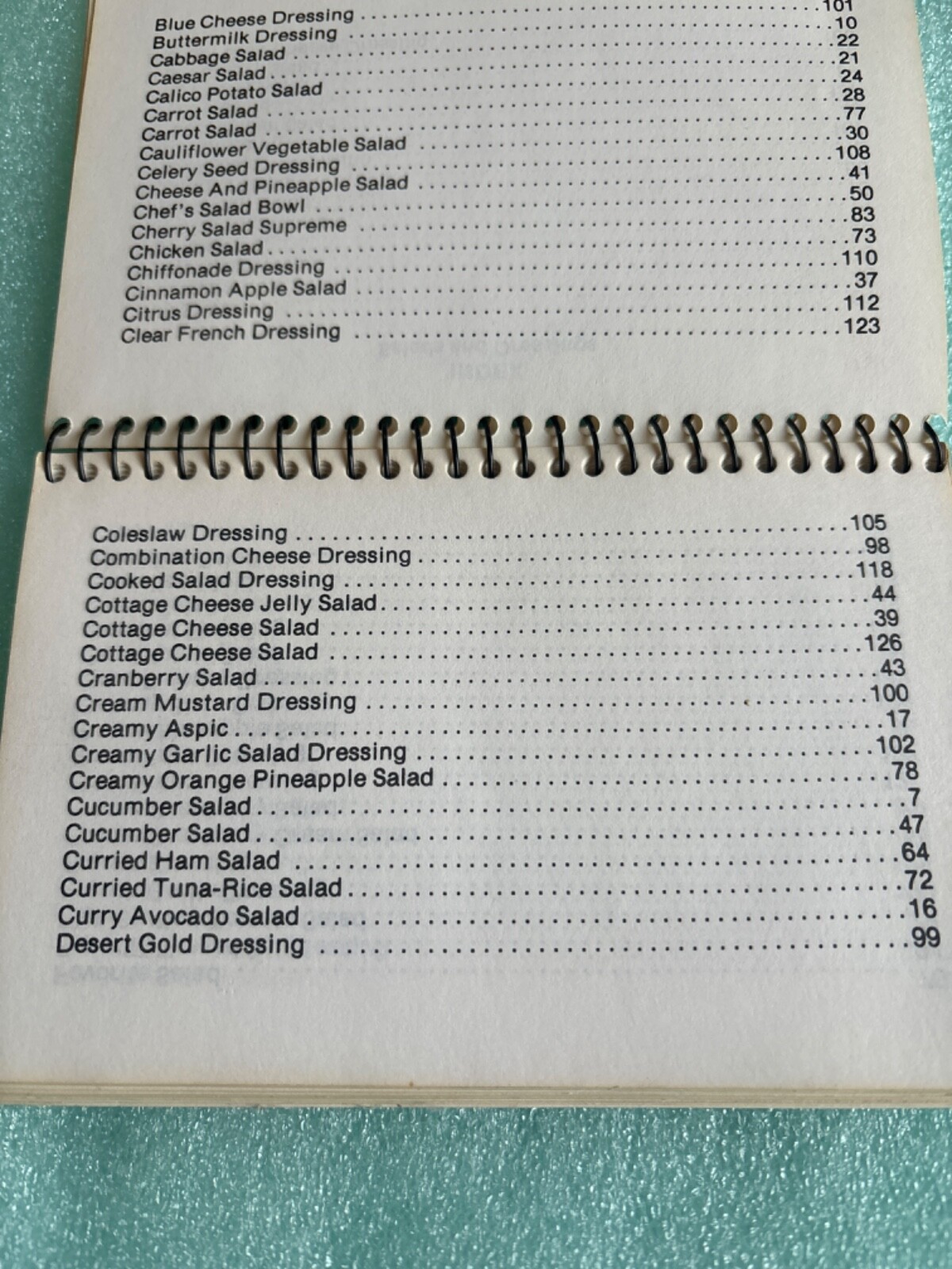 SALAD AND DRESSINGS RECIPE BOOK~POCKET BOOK 5.5×4”~147 RECIPES,147 PAGES