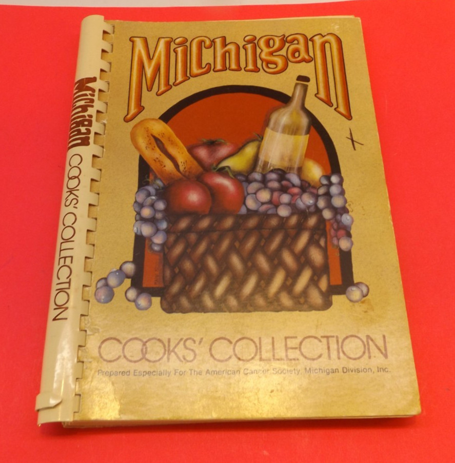 1979 Michigan Cooks’ Collection Cookbook American Cancer Society Wimmer Brothers