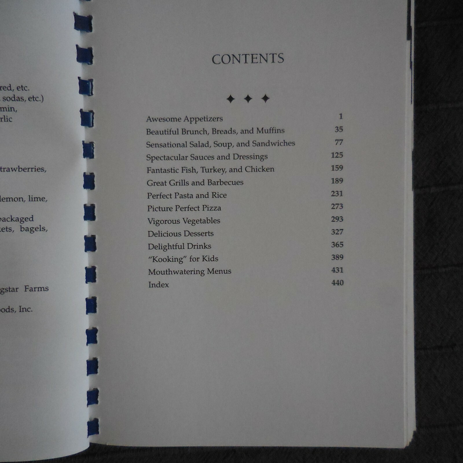 The Fat Free Living Super Cookbook, Recipes, Spiral Bound, 444 Pages, like new