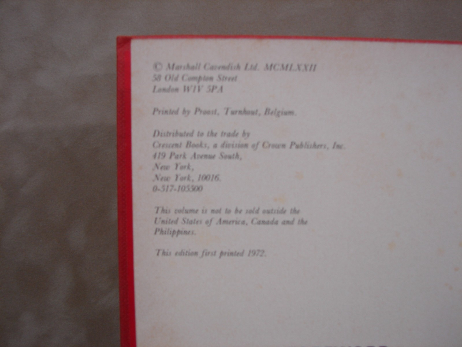 1972 vintage Encyclopedia of Love & Sex, Red Hardcover H267