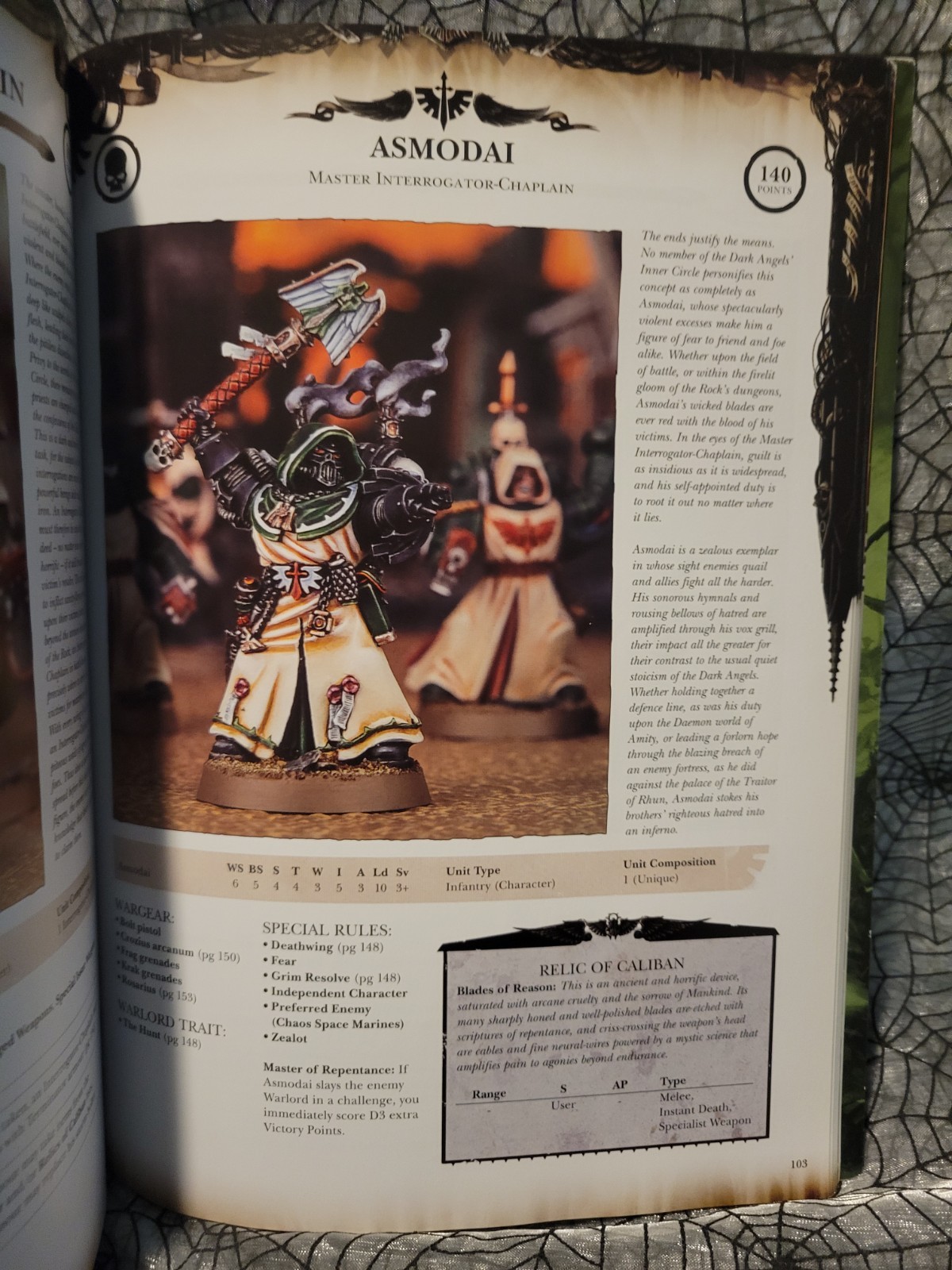 CODEX ADEPTUS ASTARTES DARK ANGELS 2015 Warhammer 40K RPG Roleplaying Book