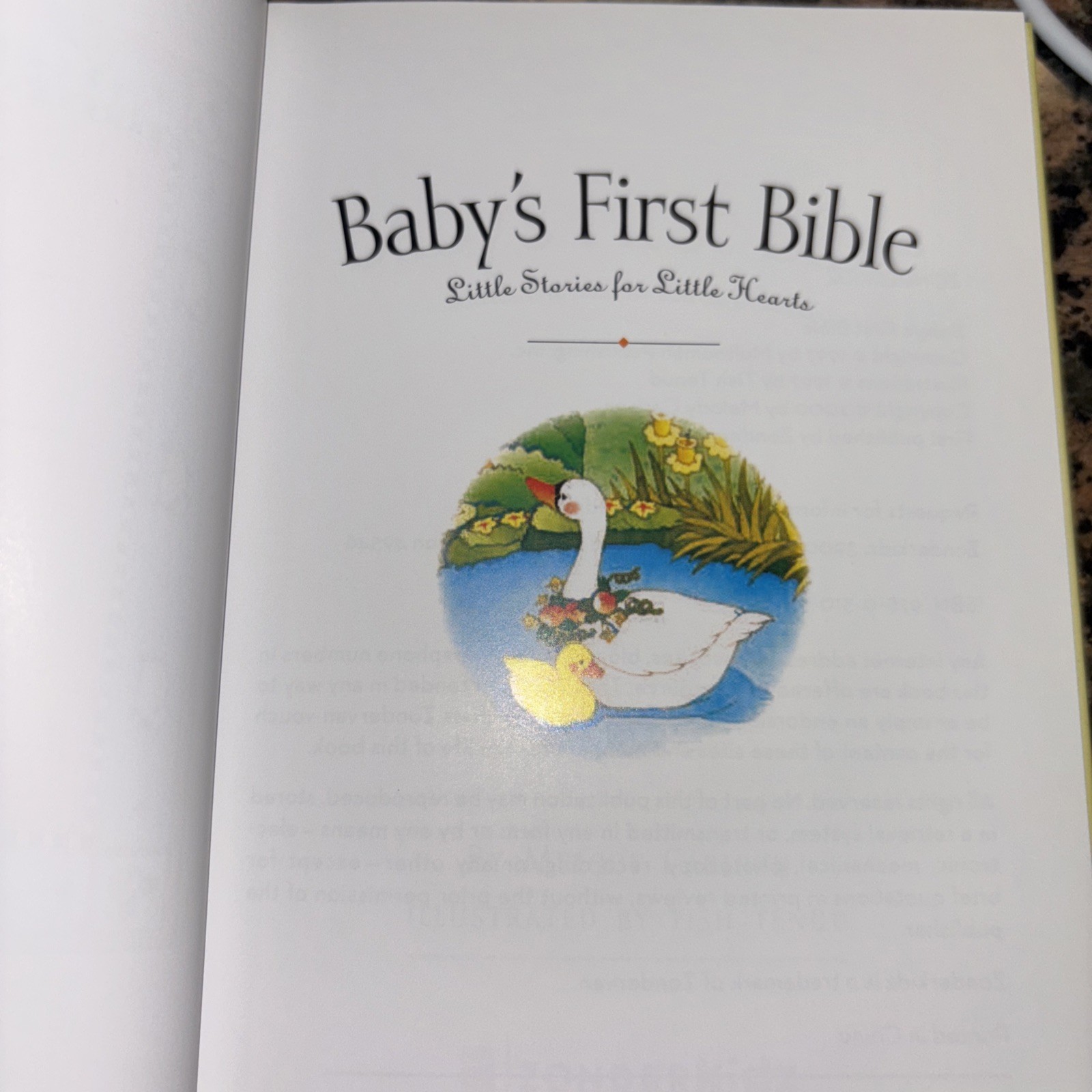 Baby’s First Bible: Little Stories for Little Hearts by Carlson, Melody New