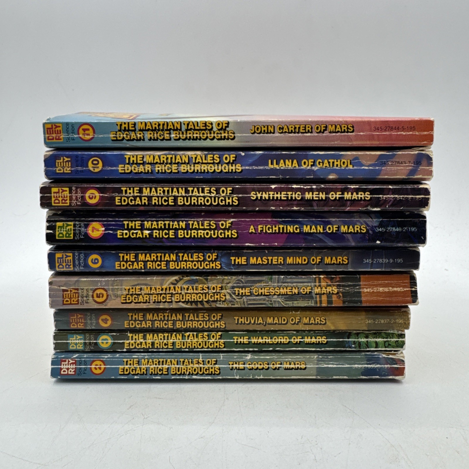The Martian Tales of Edgar Rice Burroughs Lot of 9 Vols. 2 3 4 5 6 7 9 10 11