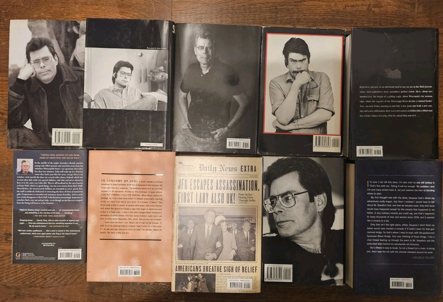 Stephen King Lot of 9 Hardcover Books & 1 Softcover Skeleton Crew Misery 1122/63