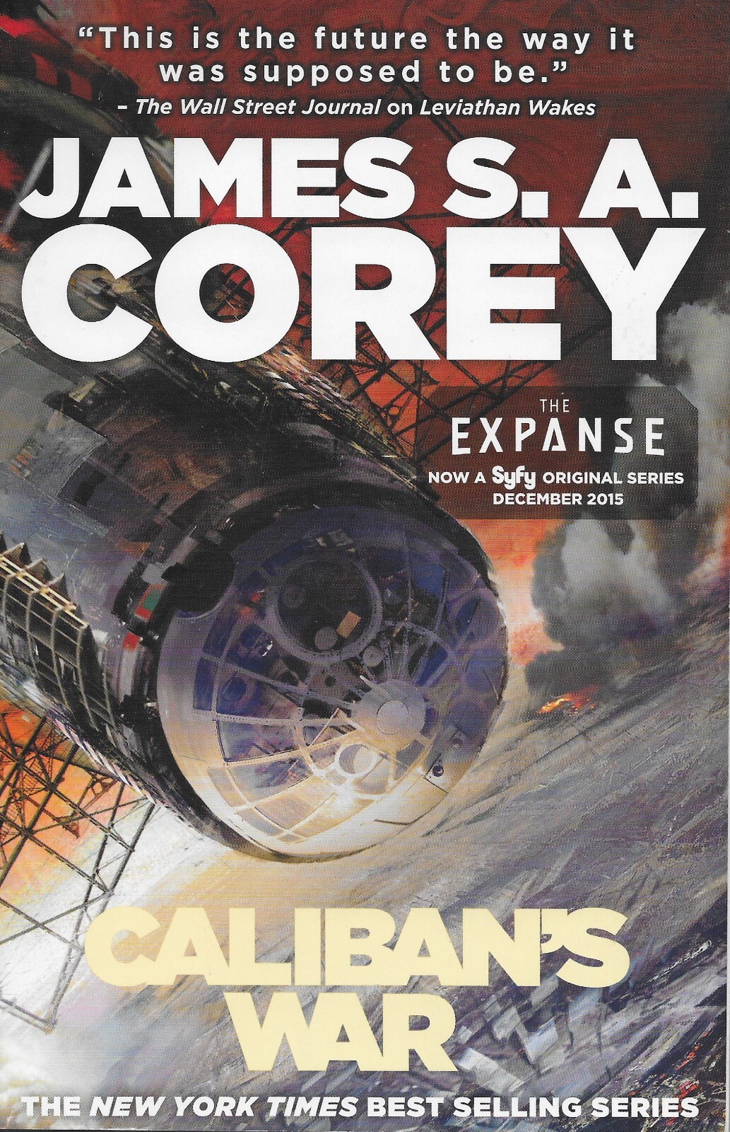 CALIBAN’S WAR by James Corey large paperback book (book 2 in EXPANSE series)
