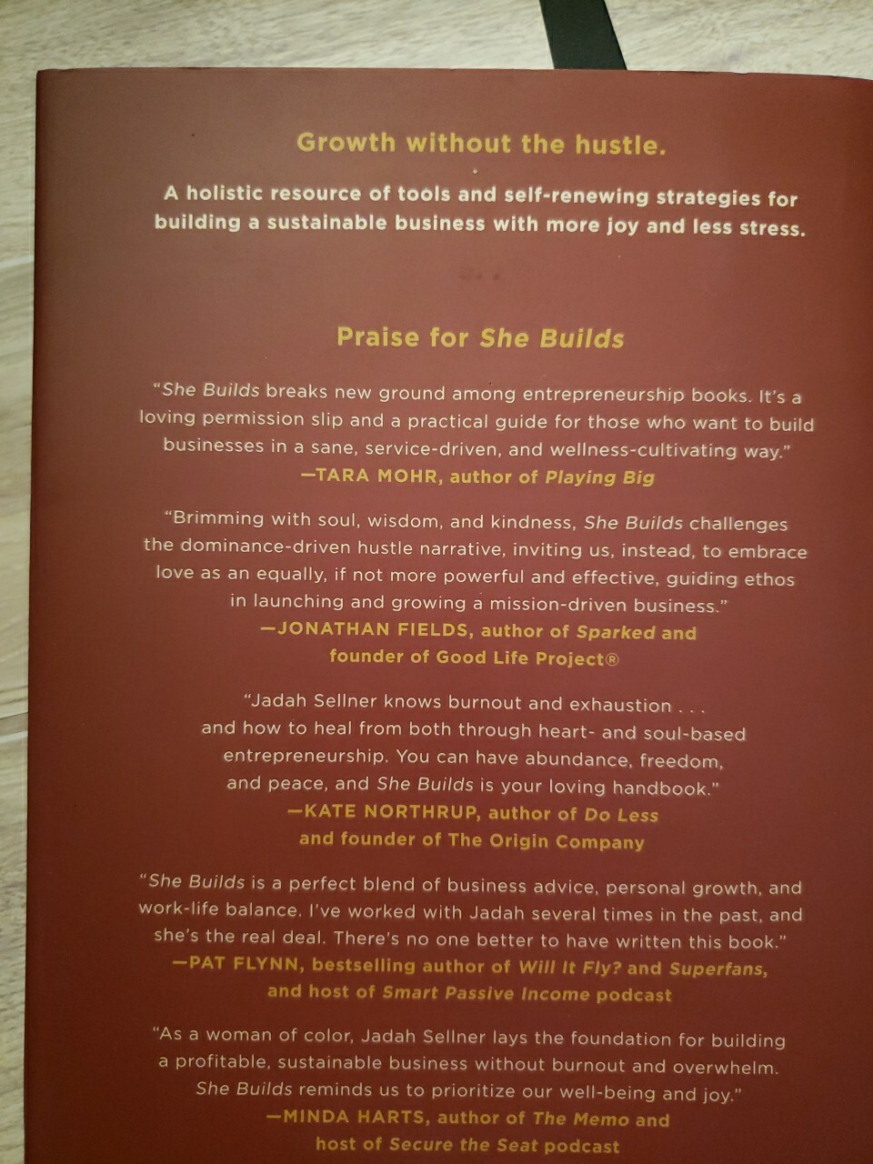 She Builds by JADAH SELLNER Brand NEW!! Hardcover 1stEdition Nonsmoking Home!!