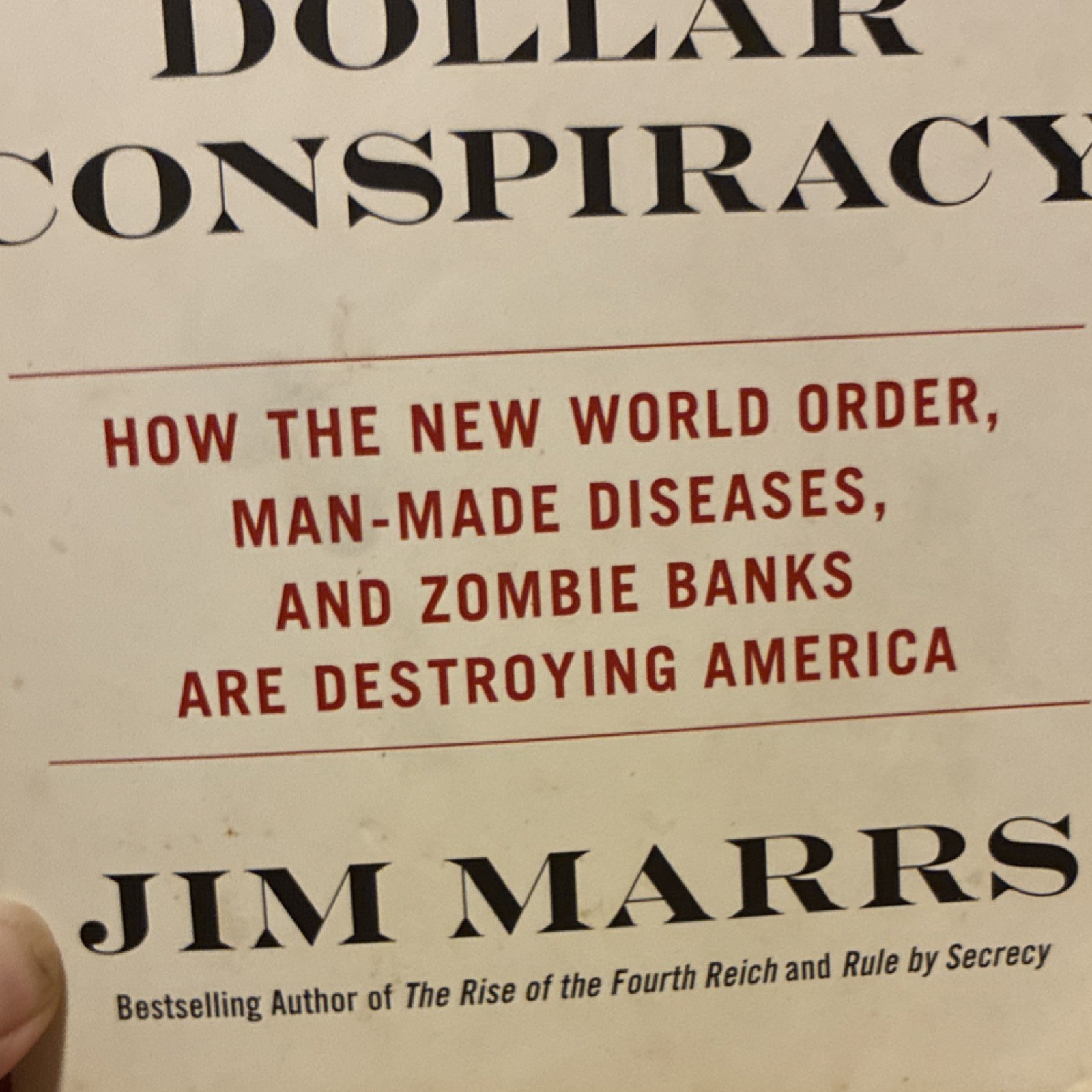 The Trillion-Dollar Conspiracy Jim Marrs Paperback English Political Science