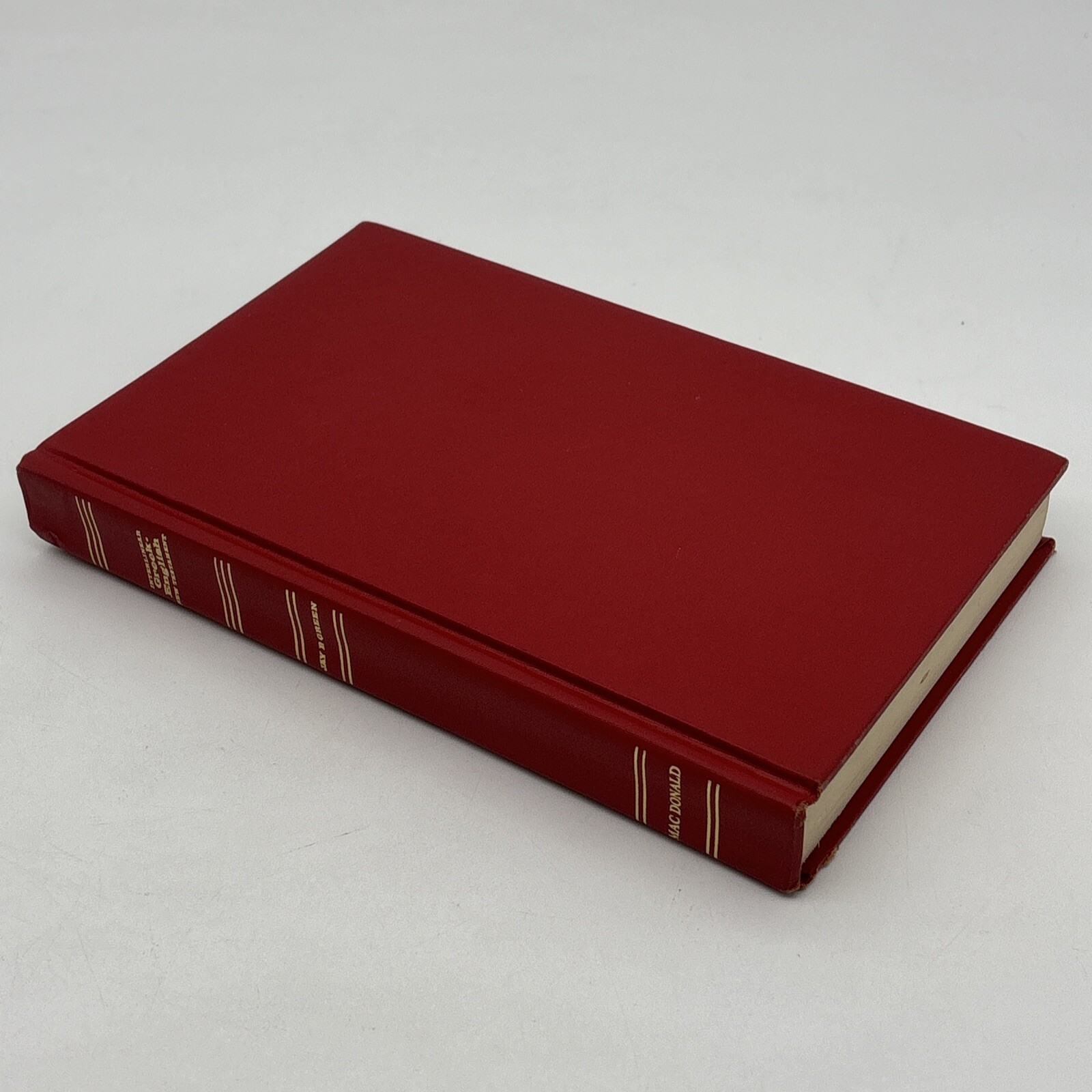 Interlinear Greek-English New Testament Jay P Green 1972 Mac Donald Publishing