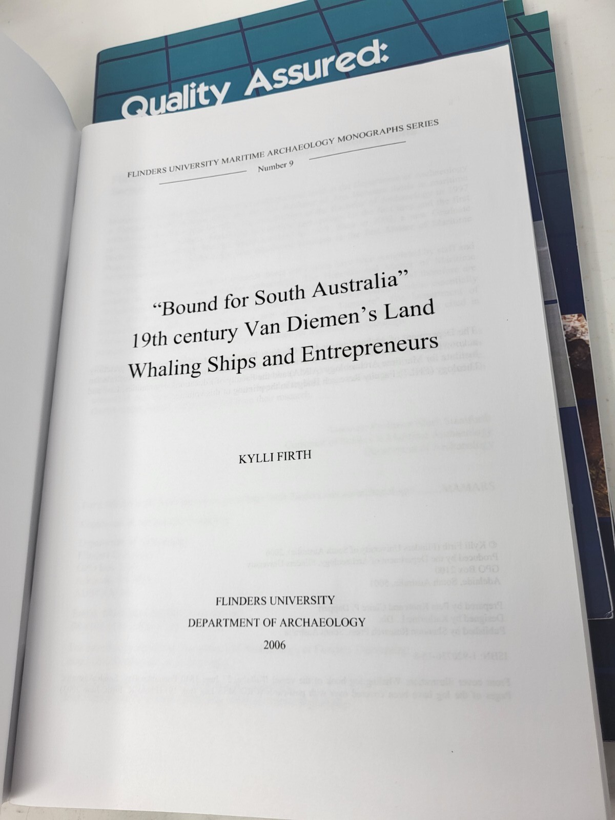 Lot 6 Flinders Univ Maritime Archaeology Monograph Series Australia 1 2 3 8 9 10