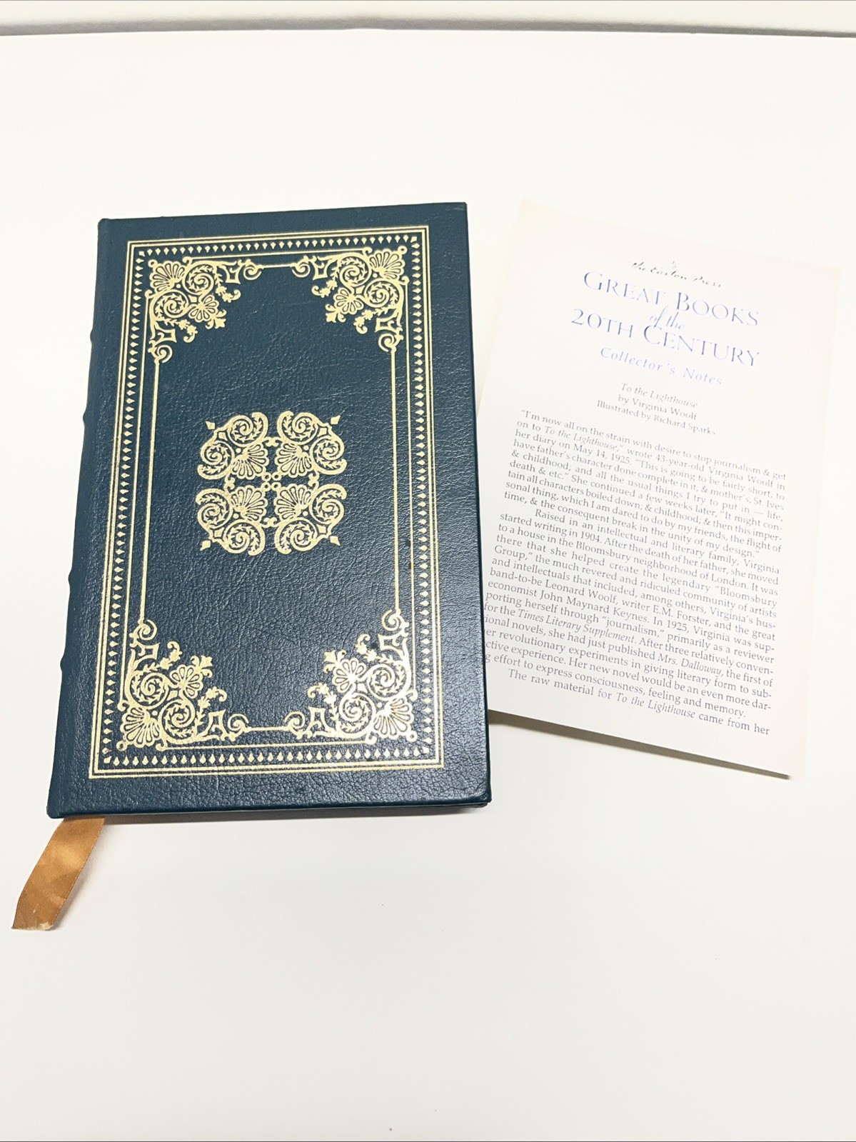 EASTON PRESS: To The Lighthouse: Collector’s Ed Virginia Woolf – 1999 Leather HC