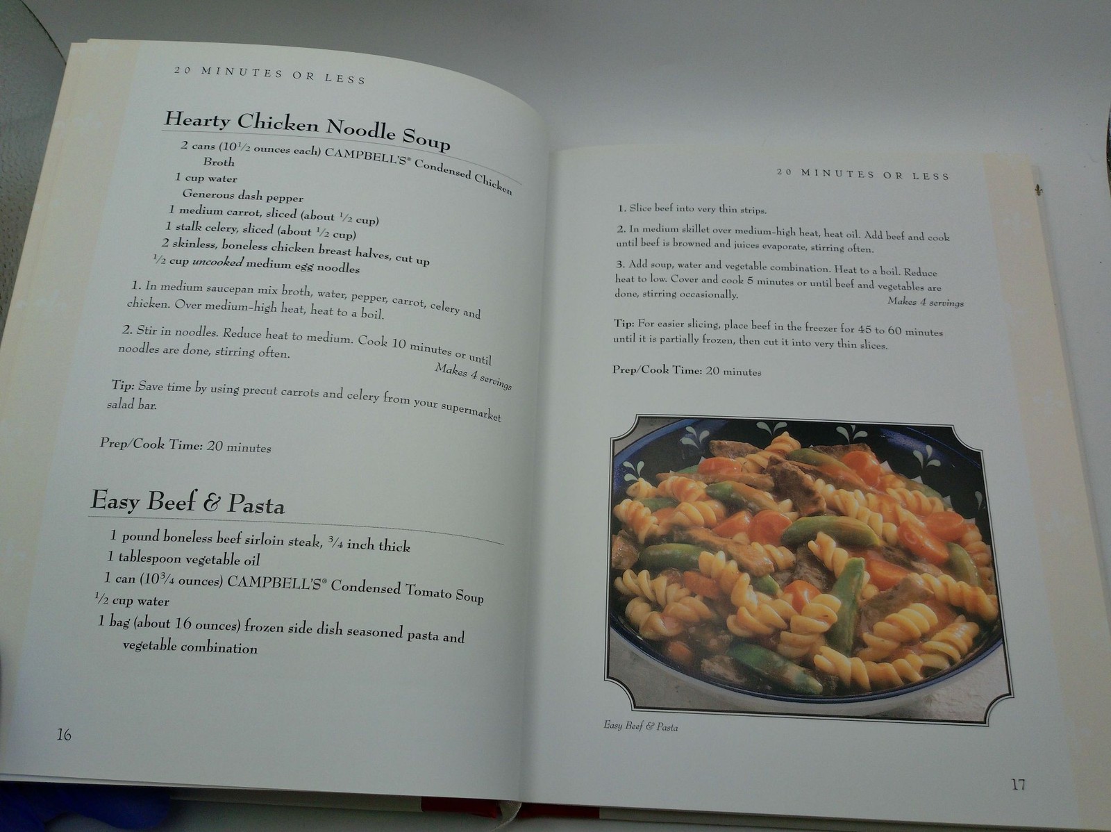 Campbells Classic Recipes Cookbook Hardcover 2000 ISBN 0-7853-5875-7 Collectible