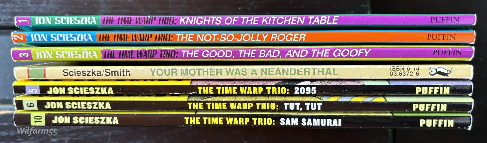 7 Lot THE TIME WARP TRIO Books #1-6 + #10 Jon Scieszka Ages 7-11 VERY NICE