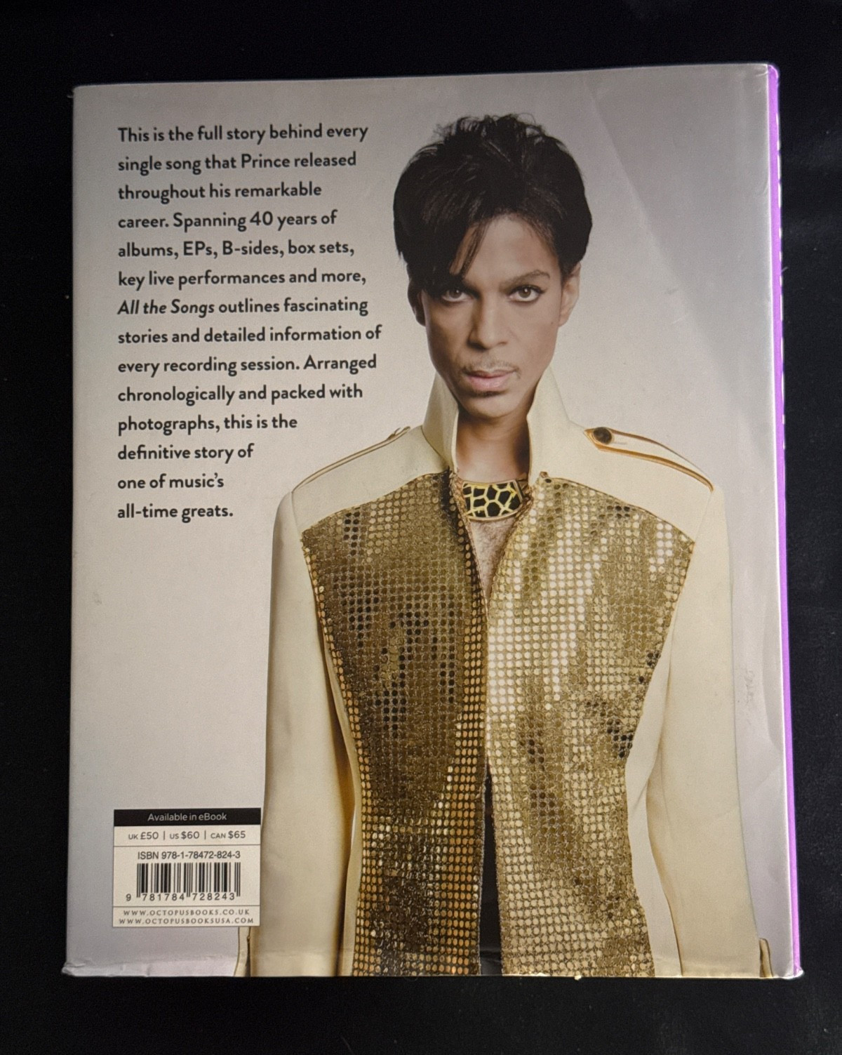 Prince All the Songs The Story Behind Every Track Benoît Clerc Hardcover Book