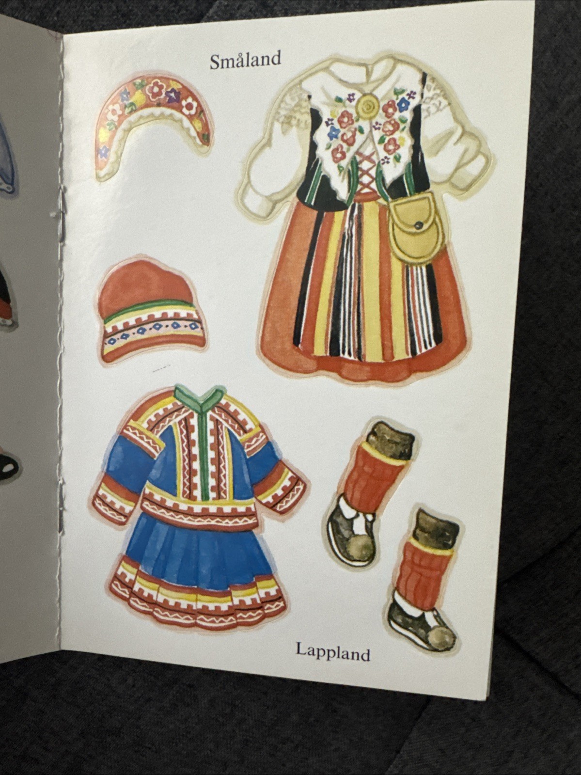 Christina From Sweden – Sticker Paper Doll- Dover Little Activity Books New RARE