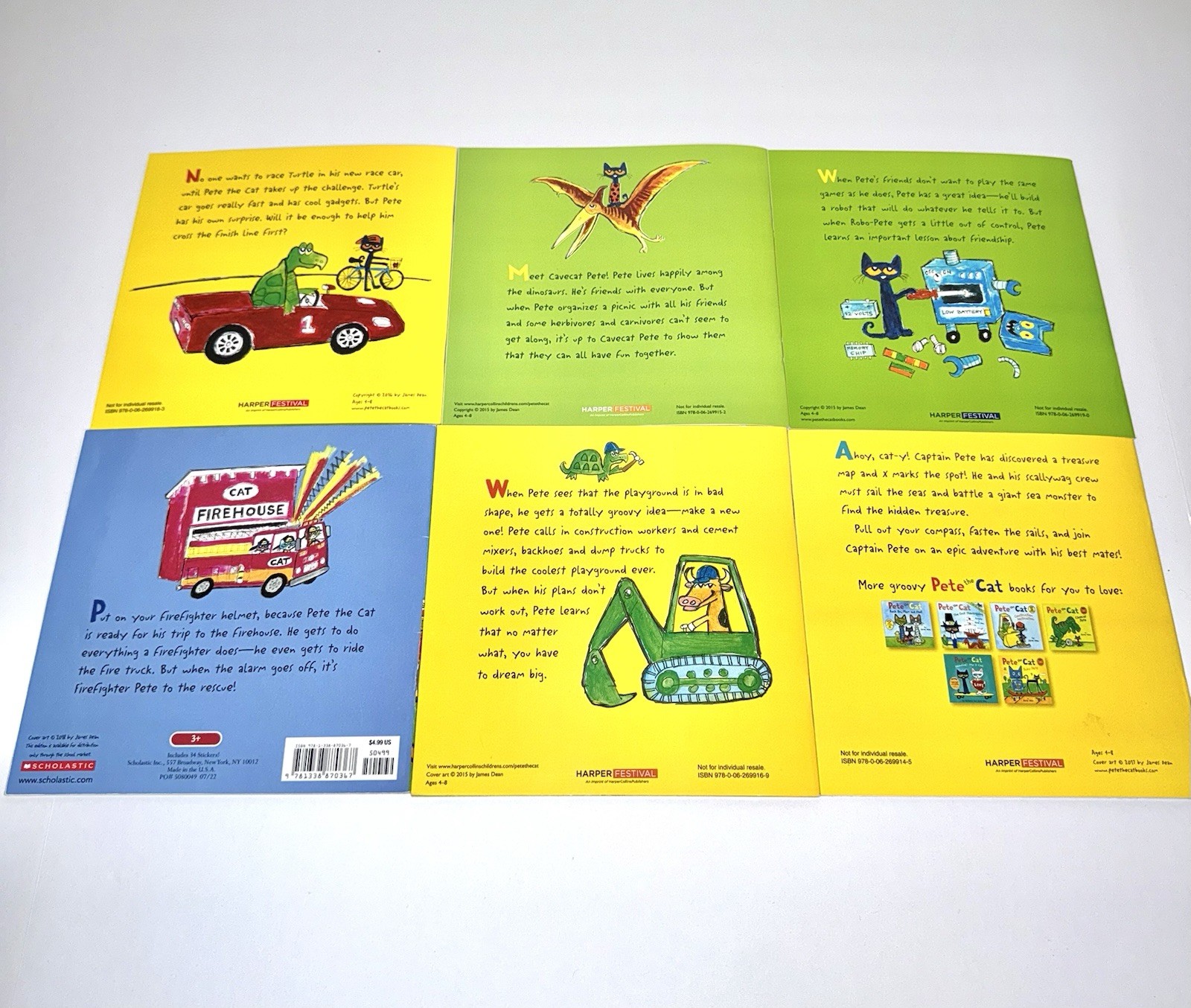 Pete The Cat Books, 6 Books, I Can Read Phonics Books