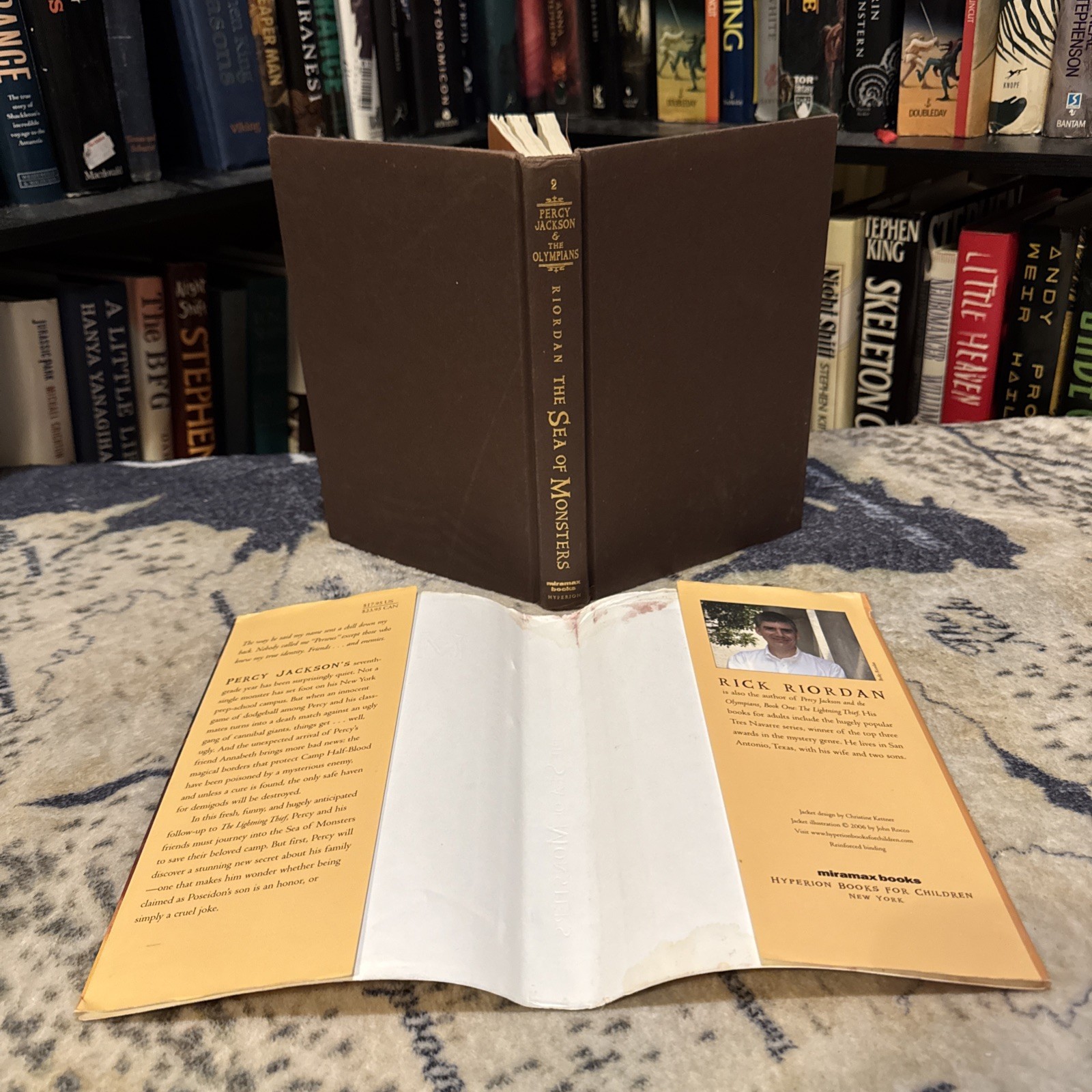 The Sea Of Monsters – Rick Riordan (2006 Hardcover) First Edition/Print, ROUGH