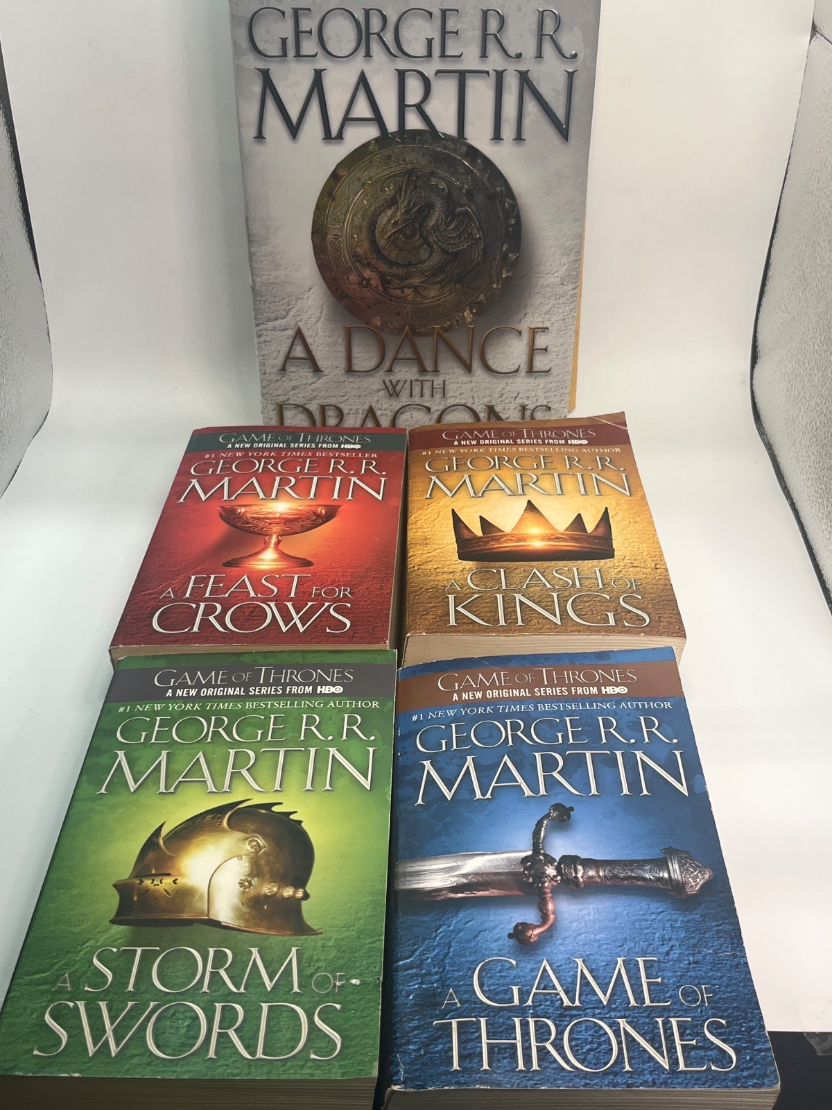 A Song of Fire and Ice – A Game of Thrones 5 Book MIXED SET [Mass Market Pape…