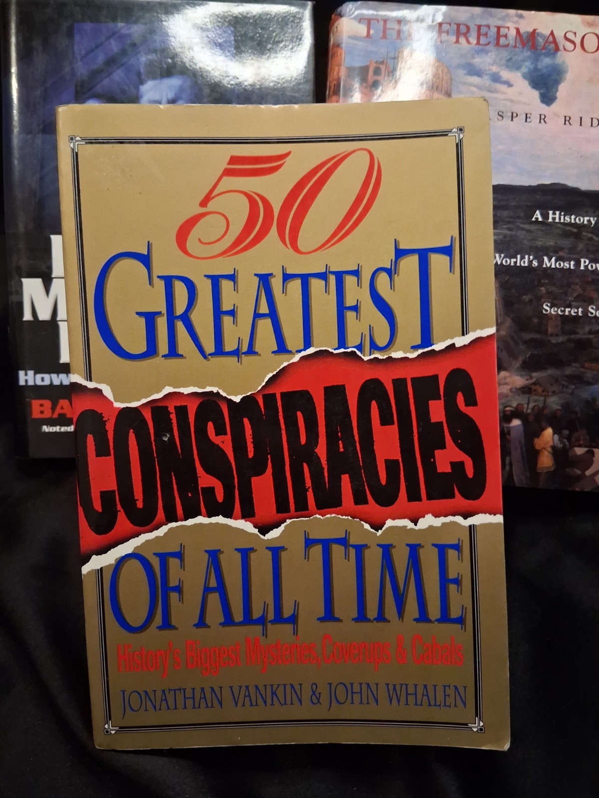 Conspiracy Theory Secret Society 5 Books Lot Scientology UFOs Freemasons Hubbard