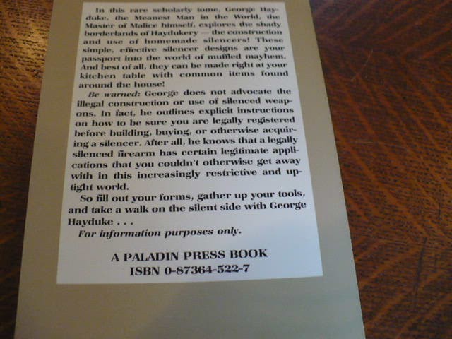 The Hayduke Silencer Book by George Hayduke
