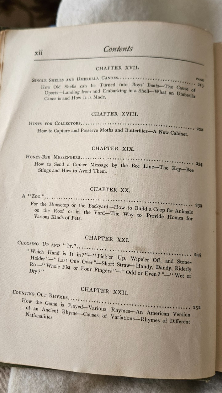 1901 THE OUTDOOR HANDY BOOK Copyright 1896 by DAN C. BEARD