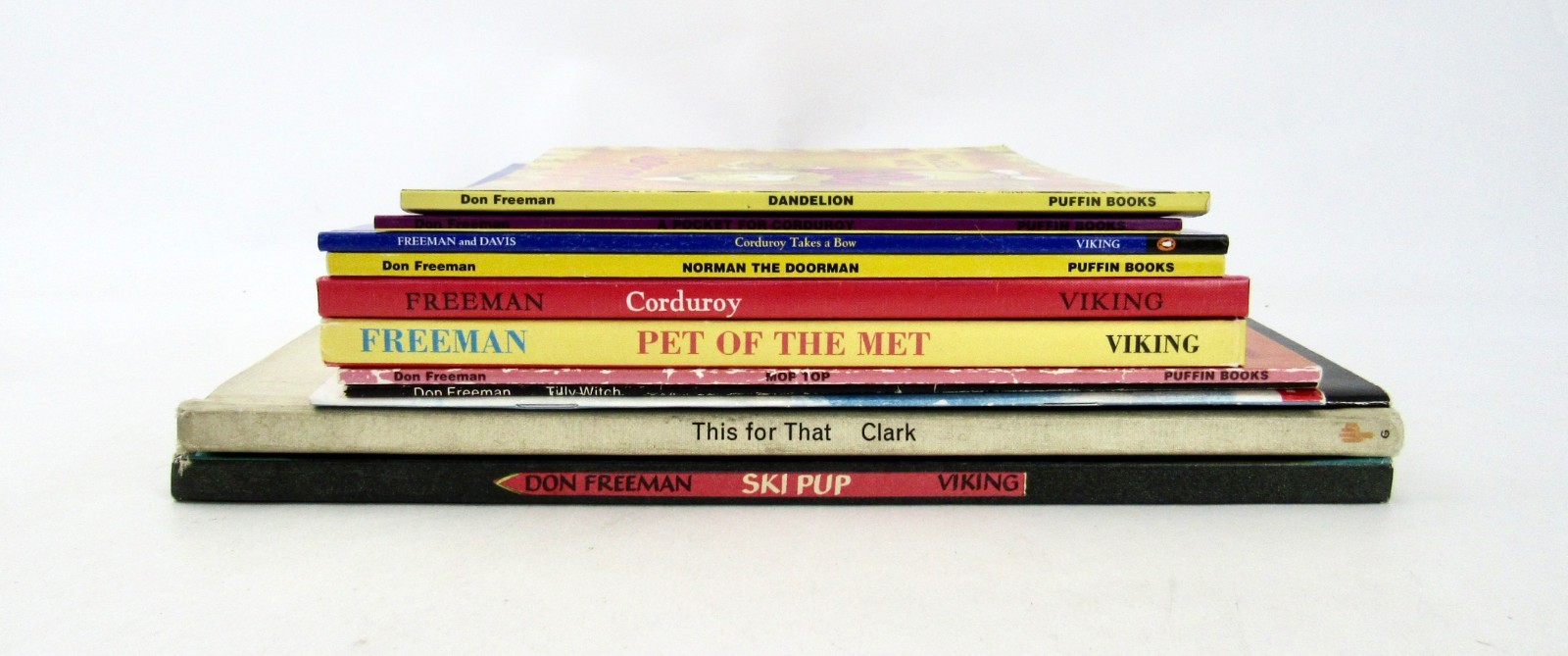 Lot 12 DON FREEMAN Picture Books Corduroy Dandelion Pet of Met Norman PB/HB L2