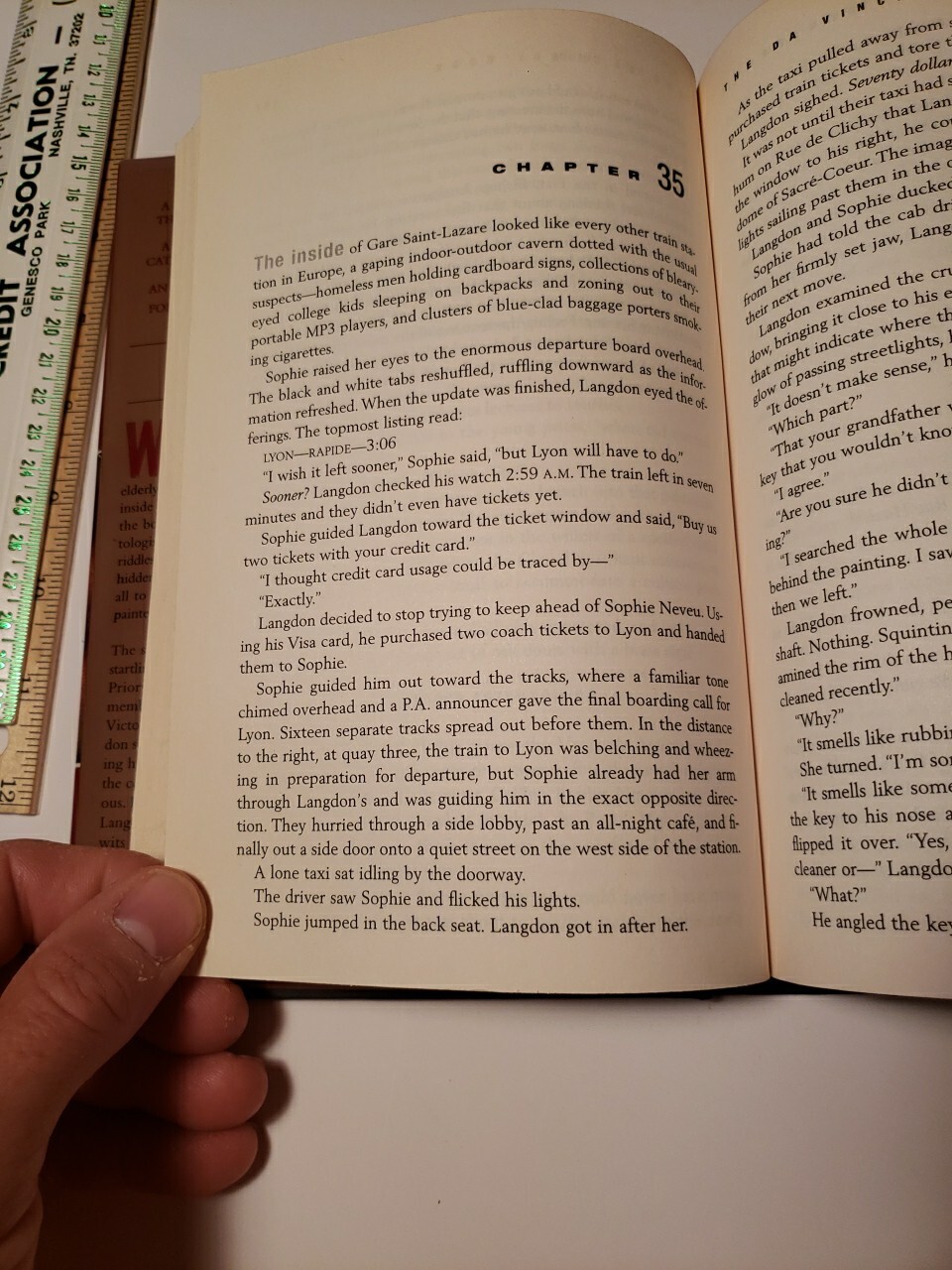 The Da Vinci Code 1st EDITION book w/ Skitoma & Lyon Print Error-Dan Brown 2003