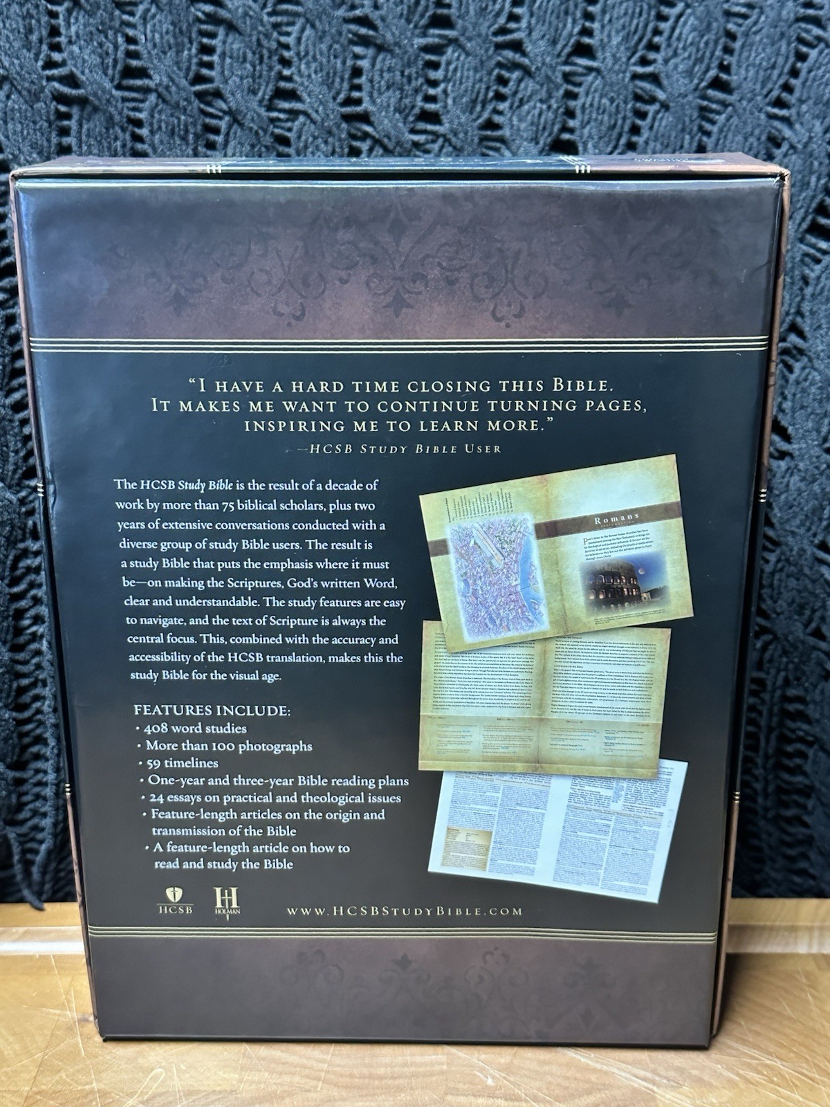 NEW: HCSB Study Bible – Deluxe Leather Edition – Premium Black Cowhide – NIB
