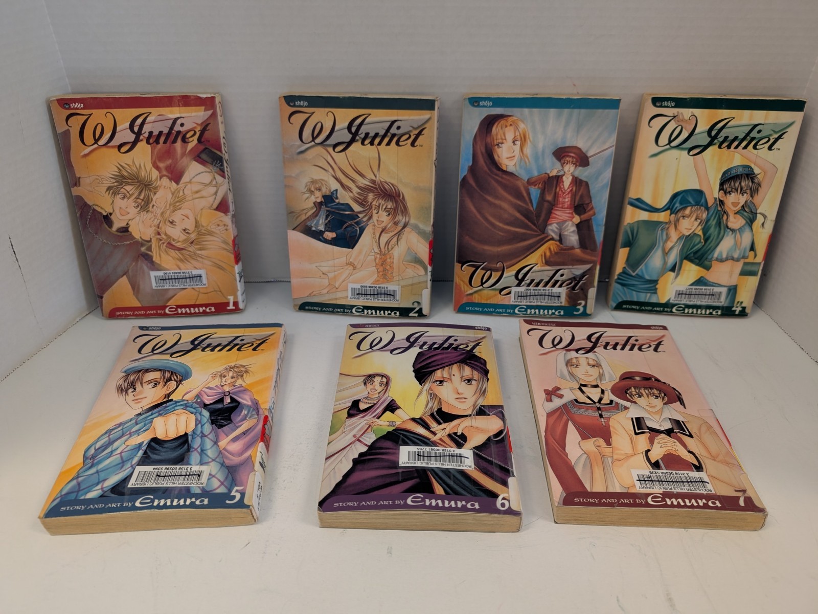 W JULIET Complete Set Vol. 1-14 by Emura, English Manga, Viz Media