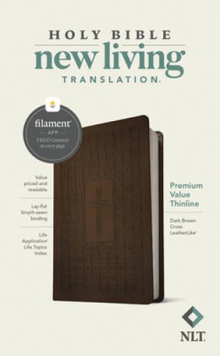 NLT Premium Value Thinline Bible, Filament Enabled Edition (LeatherLike, – GOOD