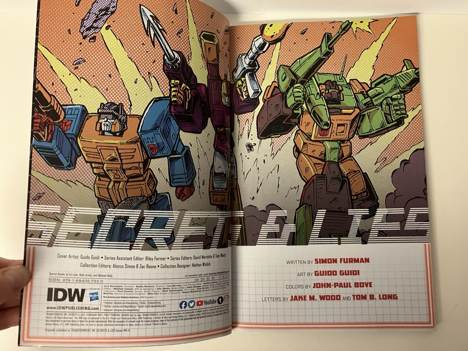 The Transformers ’84 Secrets and Lies by Simon Furman 2021 Trade Paperback EUC