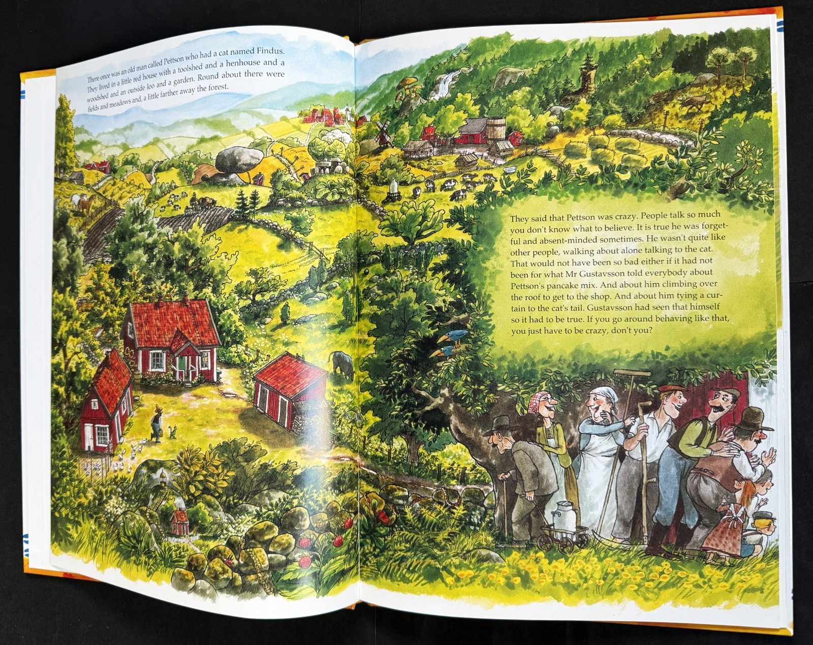 Like-New THE BIRTHDAY CAKE, Pettson & Findus. Sven Nordqvist. Hardcover. Sweden