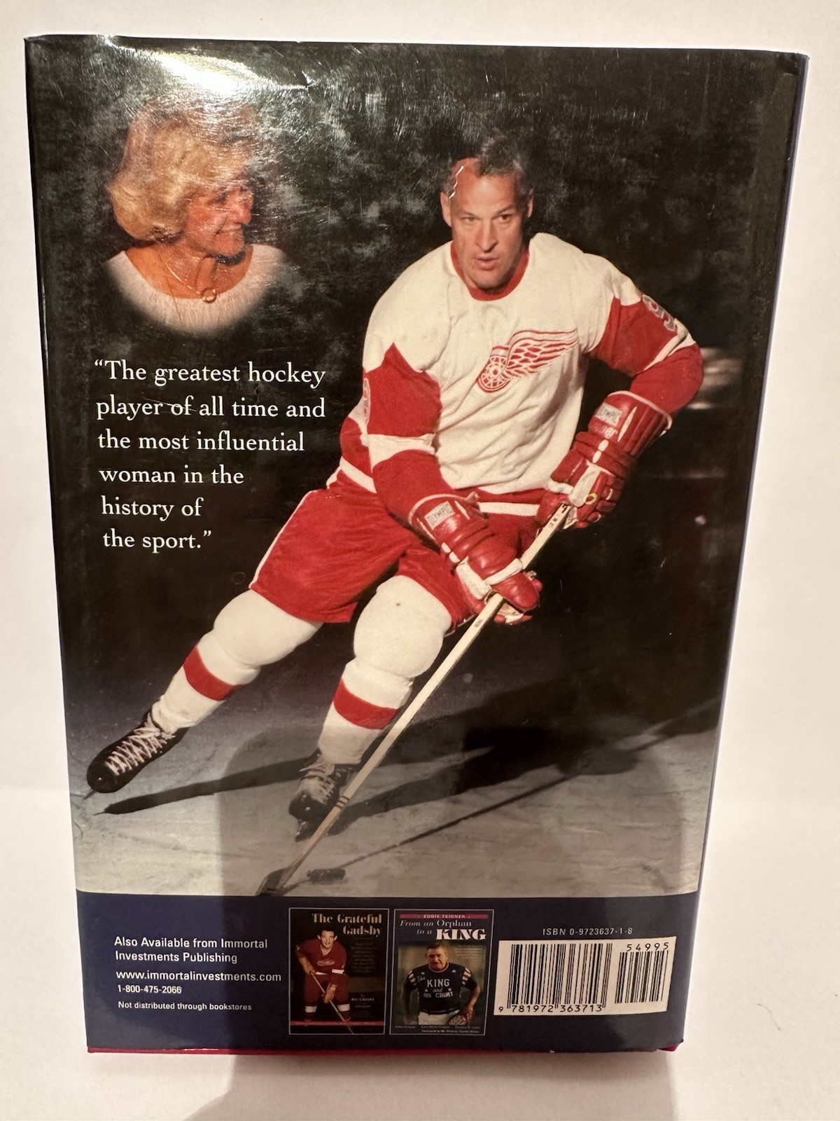 SIGNED AUTOGRAPHED BOOK GORDIE HOWE COLLEEN Mr. & Mrs. Hockey 2004 NHL RED WINGS