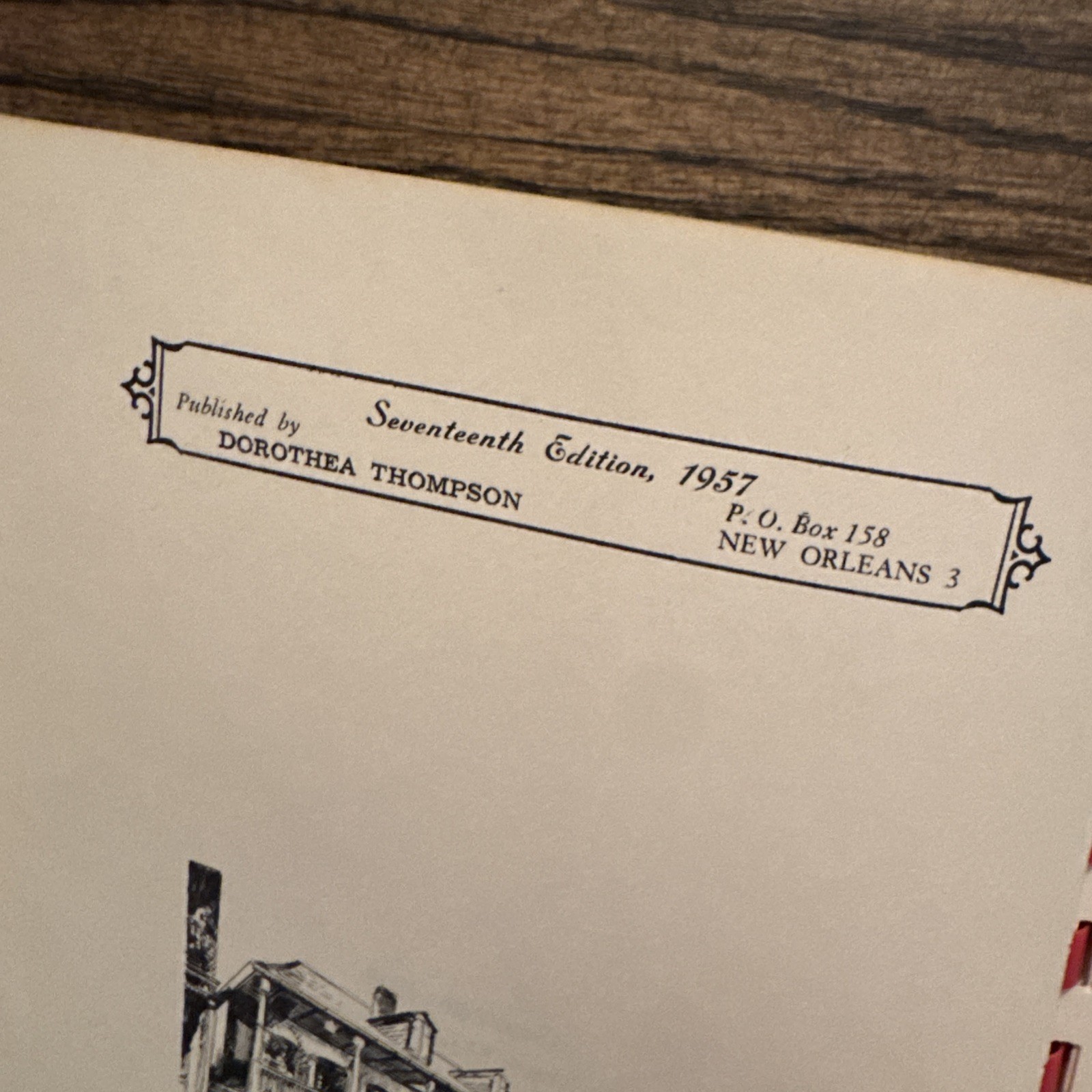 NEW ORLEANS RECIPES by Mary Moore Bremer Cookbook 1958 Book