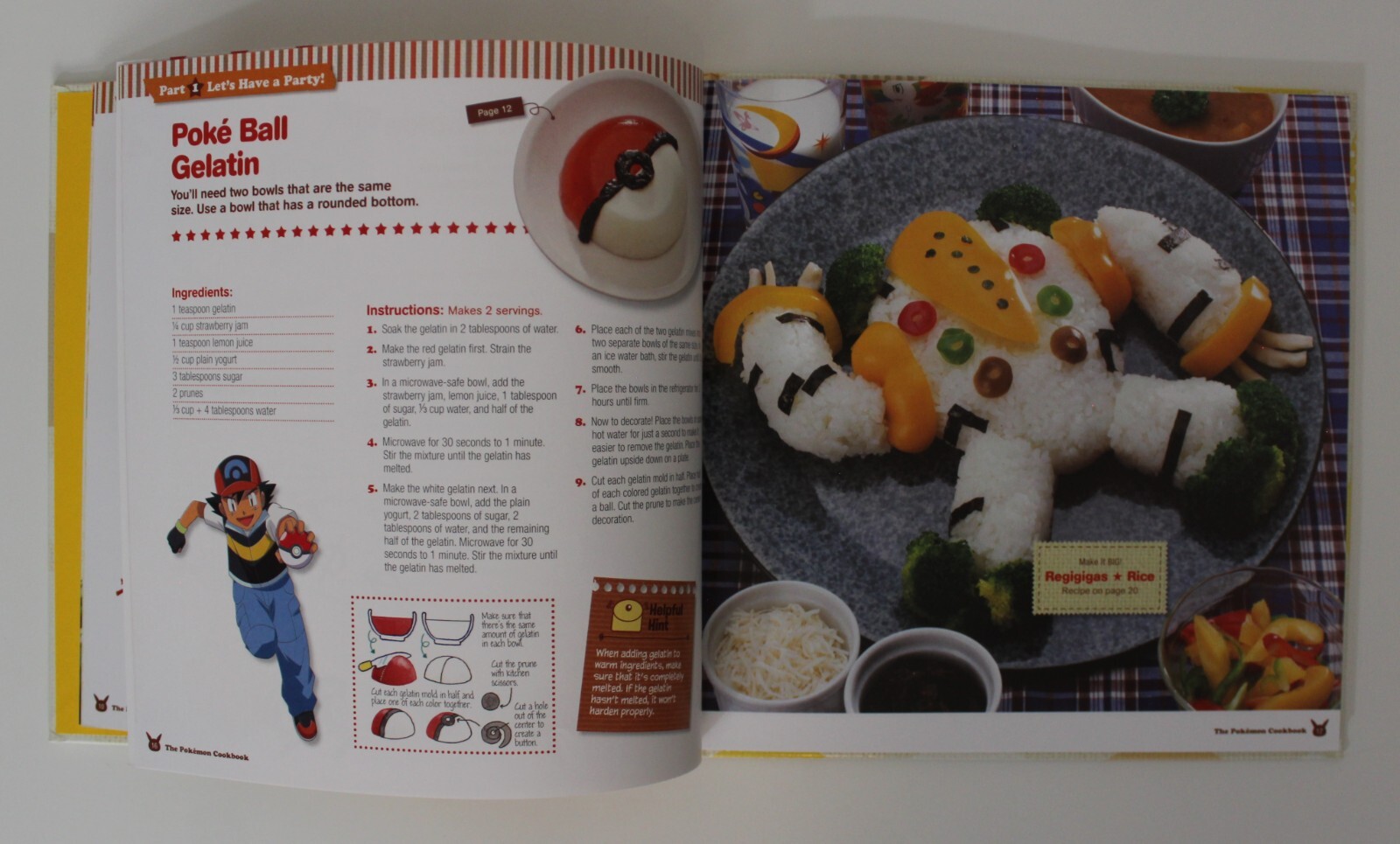 2016 THE POKEMON Cookbook MAKI KUDO 21 x 21 cm. (8.25″ x 8.25″) Fun Recipes HC