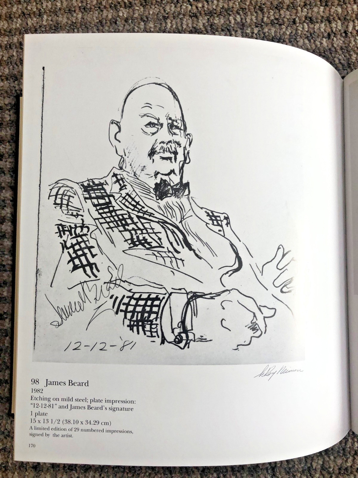 A collector’s edition: Signed, numbered, leather-bound “Prints of LeRoy Neiman”