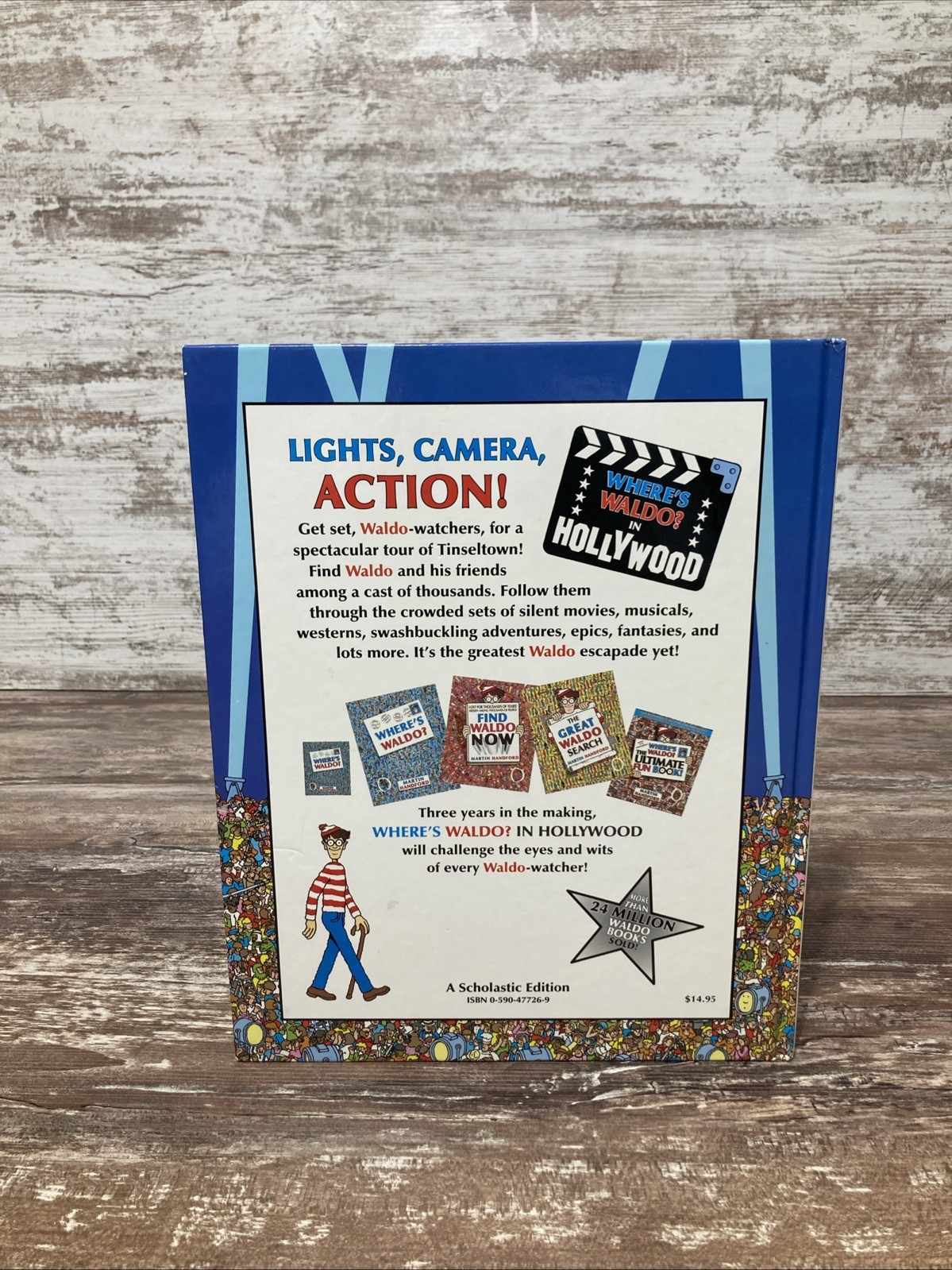 VTG Where’s Waldo Book Bundle-Find Waldo Now, In Hollywood-1st Edition Hardcover