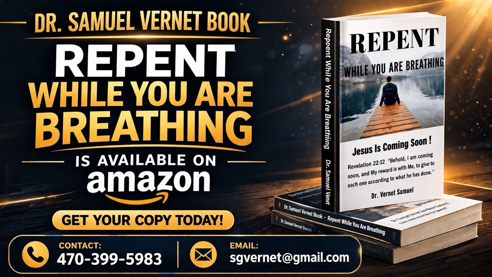 Dr. Vernet Samuel Repent While You Are Breathing Paperback Christianity