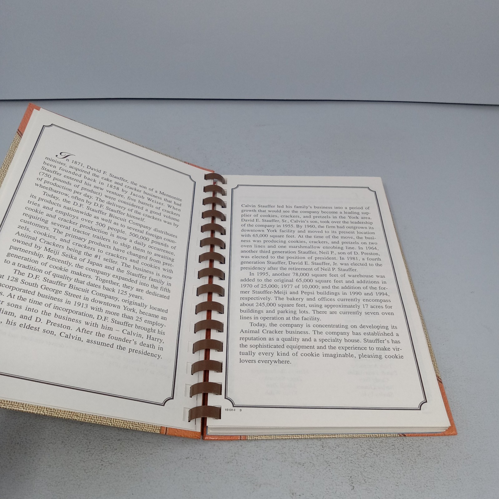 A Cookbook: 1995 Cookbooks by Morris Press Hardcover by D. R. Stauffer